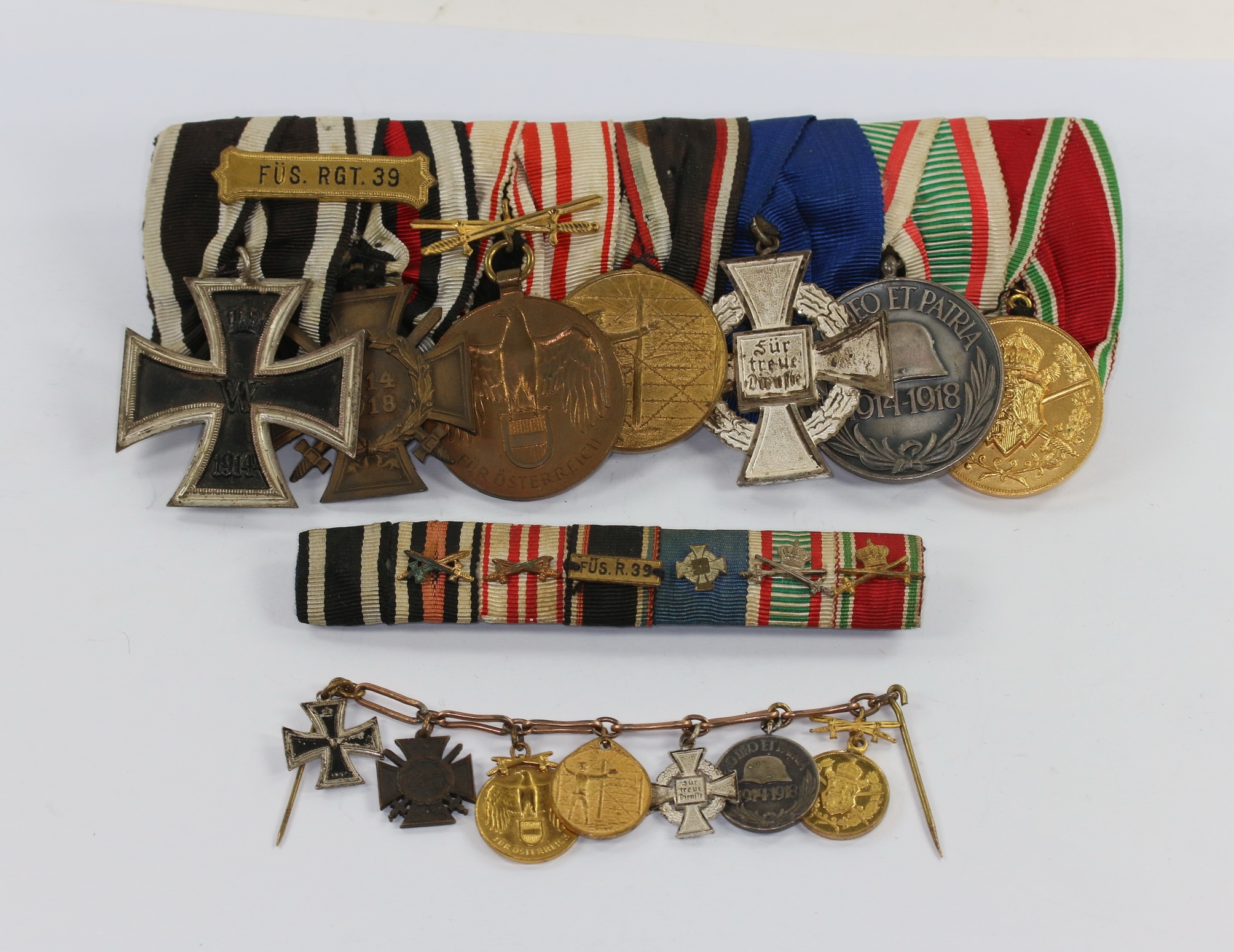 ordensschnalle_7x_miniaturkette_1_ Ordensschnalle 7X + Feldspange + Miniaturkette – Bild 1