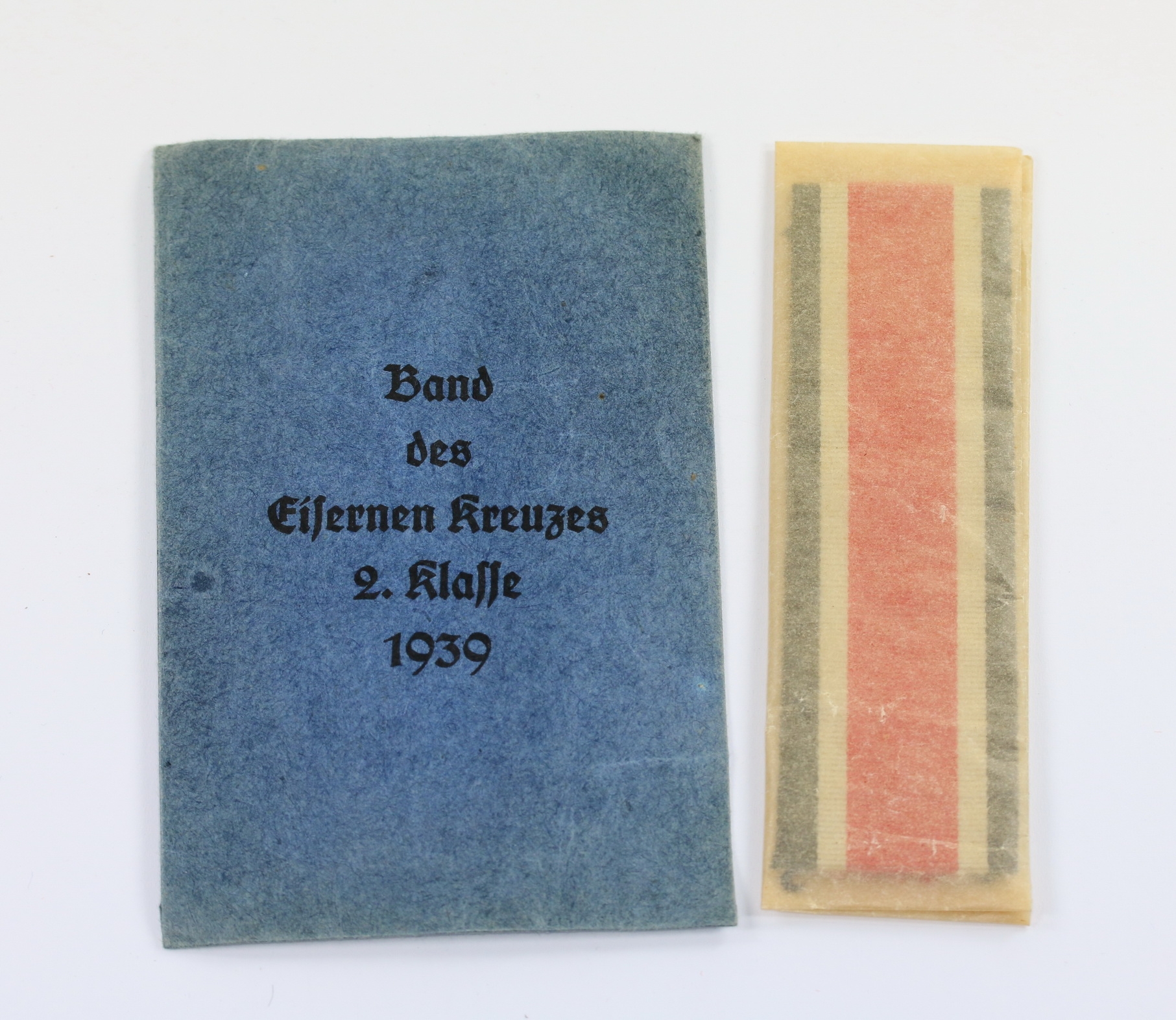 Band des Eisernen Kreuzes 2. Klass 1939, in Verleihunhstüte – Bild 1