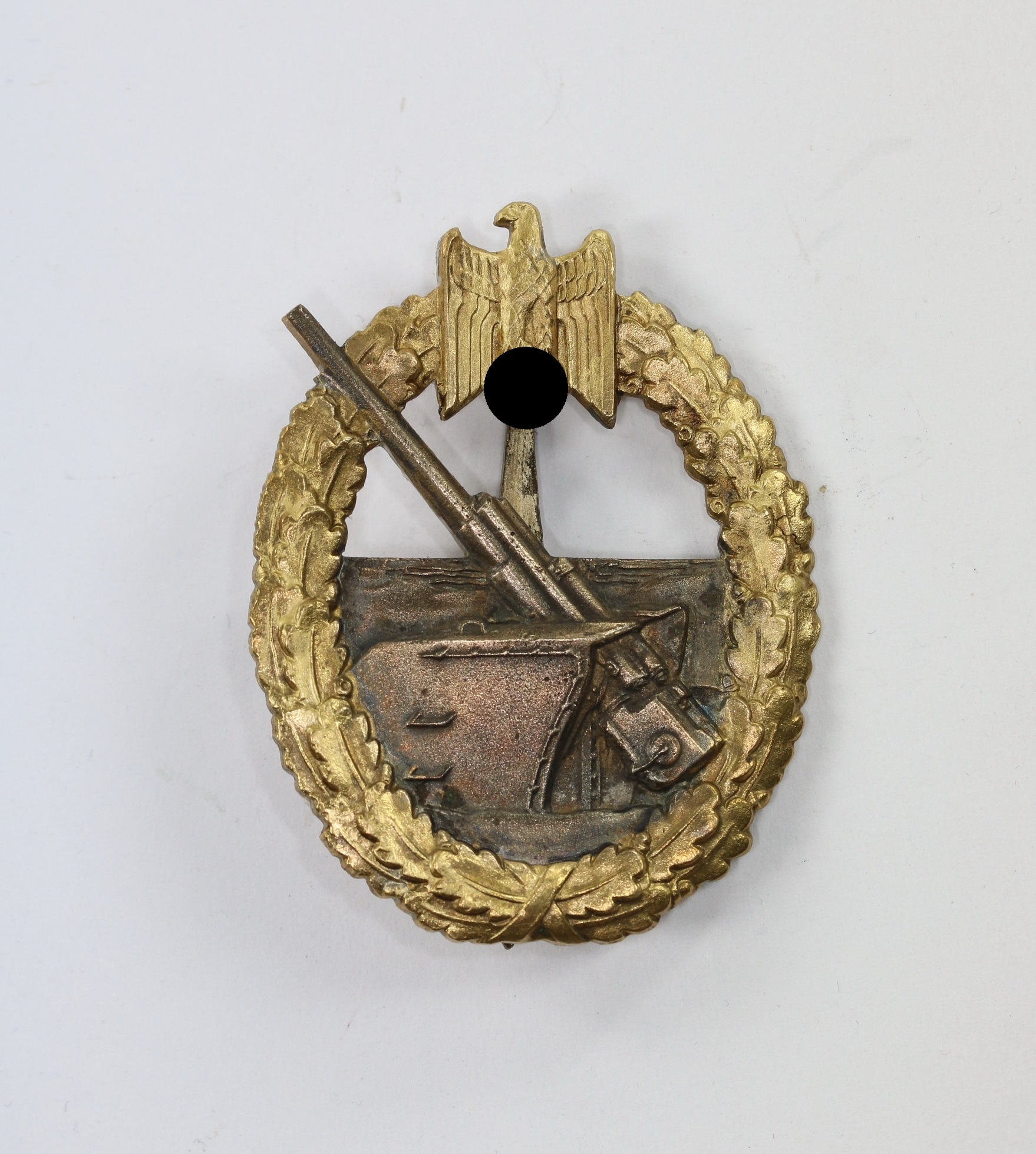 original_marine_artillerie_abzeichen_hst Marine Artillerie Abzeichen, Hst. C.E. Juncker Berlin – Bild 1