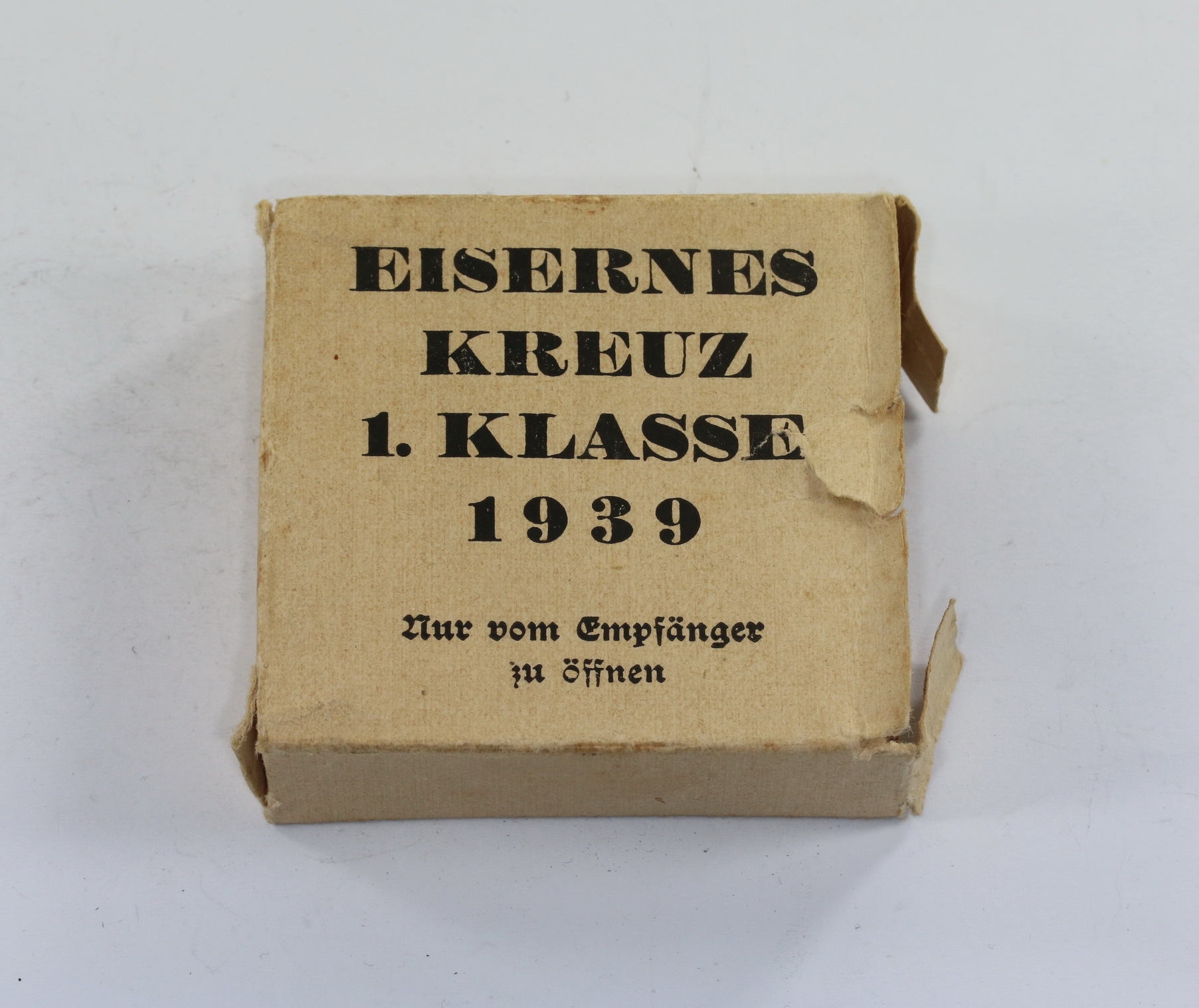 original_umkarton_eisernes_kreuz_1 Umkarton Eisernes Kreuz 1. Klasse 1939, Wilhelm Deumer – Bild 1