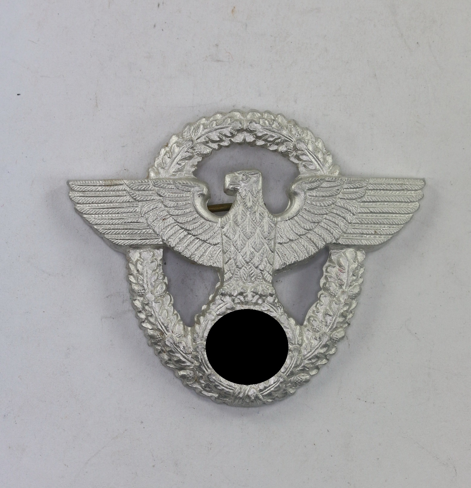  Polizei, Schirmmützenadler für Mannschaften (2. Modell), Hst. ZS 38 – Bild 1