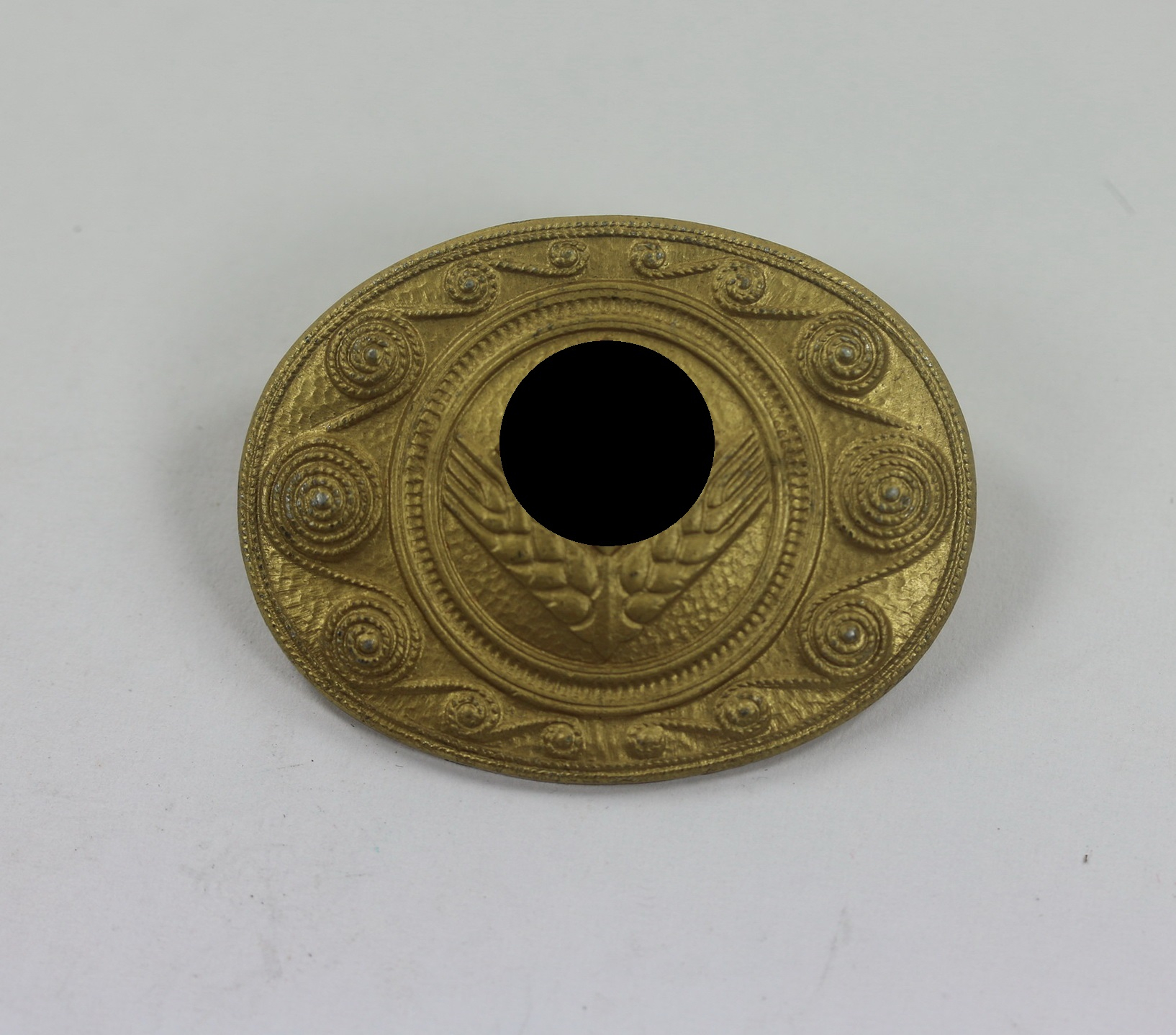 Reichsarbeitsdienst der weiblichen Jugend ( RAD/wJ ), Erinnerungsbrosche in Gold, Hst. A 38 – Bild 1