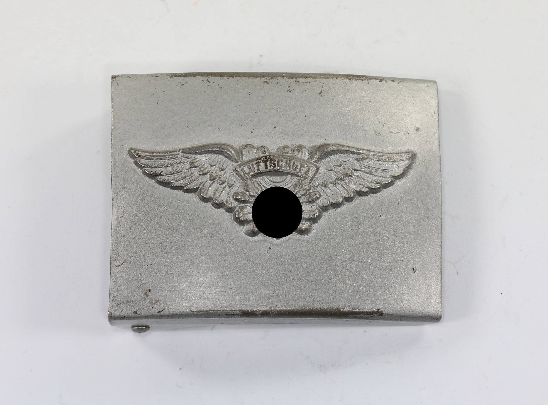 reichsluftschutzbund_rlb_koppelschlo_1 Reichsluftschutzbund (RLB), Koppelschloß 1. Modell, Hst. R.S.& S. – Bild 1