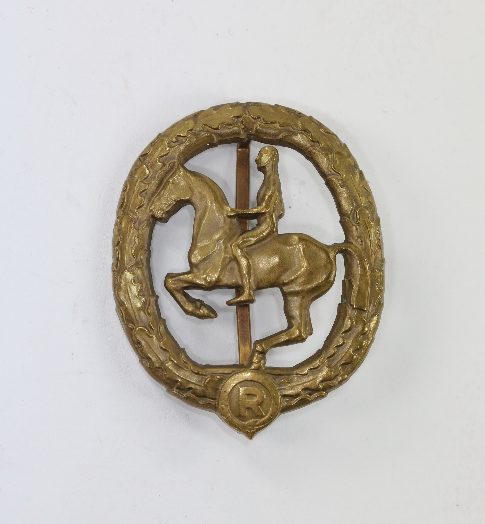 reiterabzeichen_bronze_l Reiterabzeichen in Bronze, Hst. Lauer – Bild 1