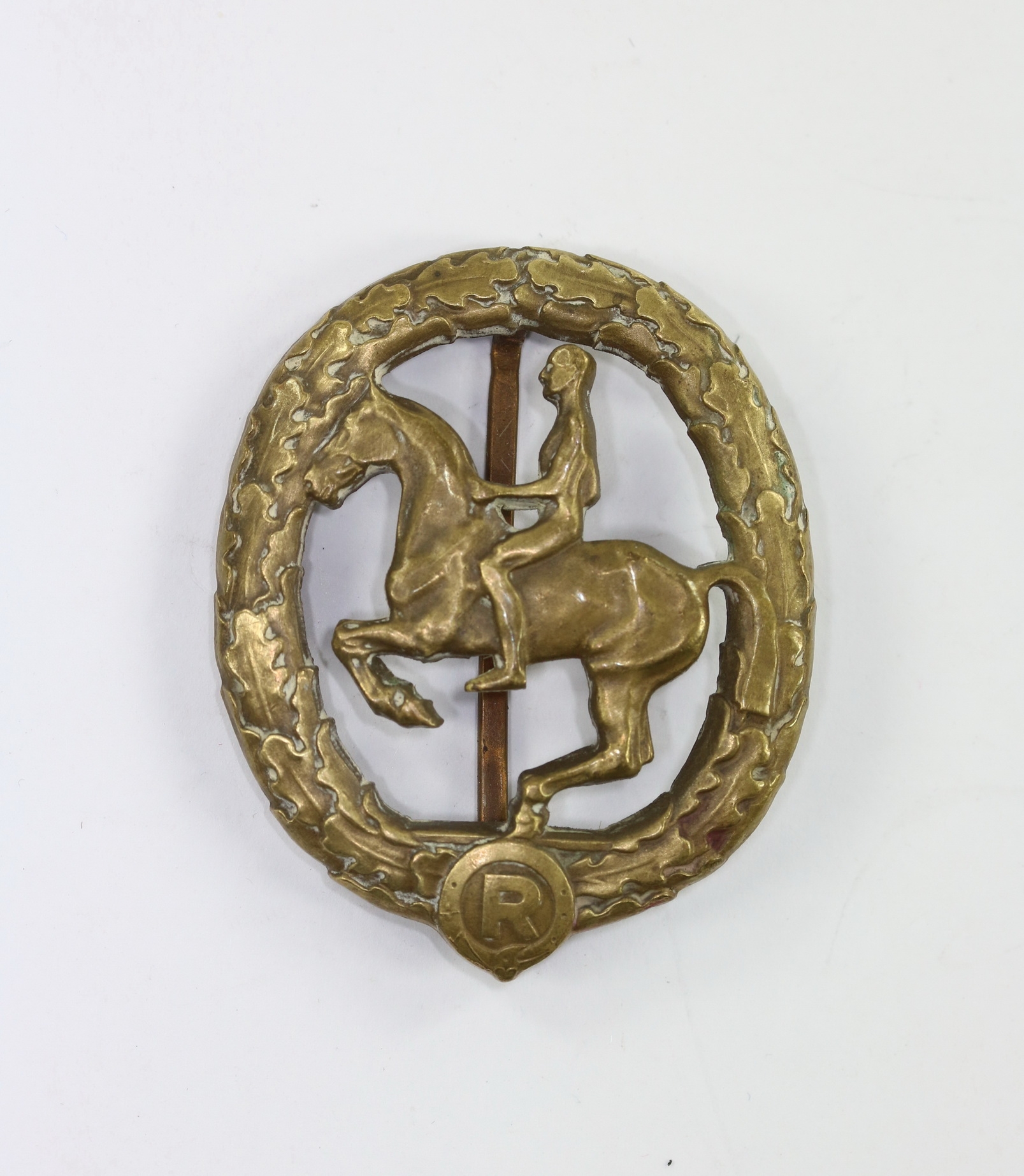 reiterabzeichen_in_bronze_hst Reiterabzeichen in Bronze, Hst. Lauer – Bild 1