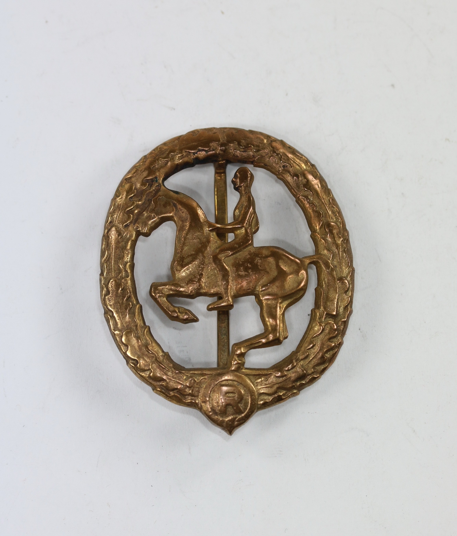 reiterabzeichen_in_bronze_hst Reiterabzeichen in Bronze, Hst. Lauer – Bild 1