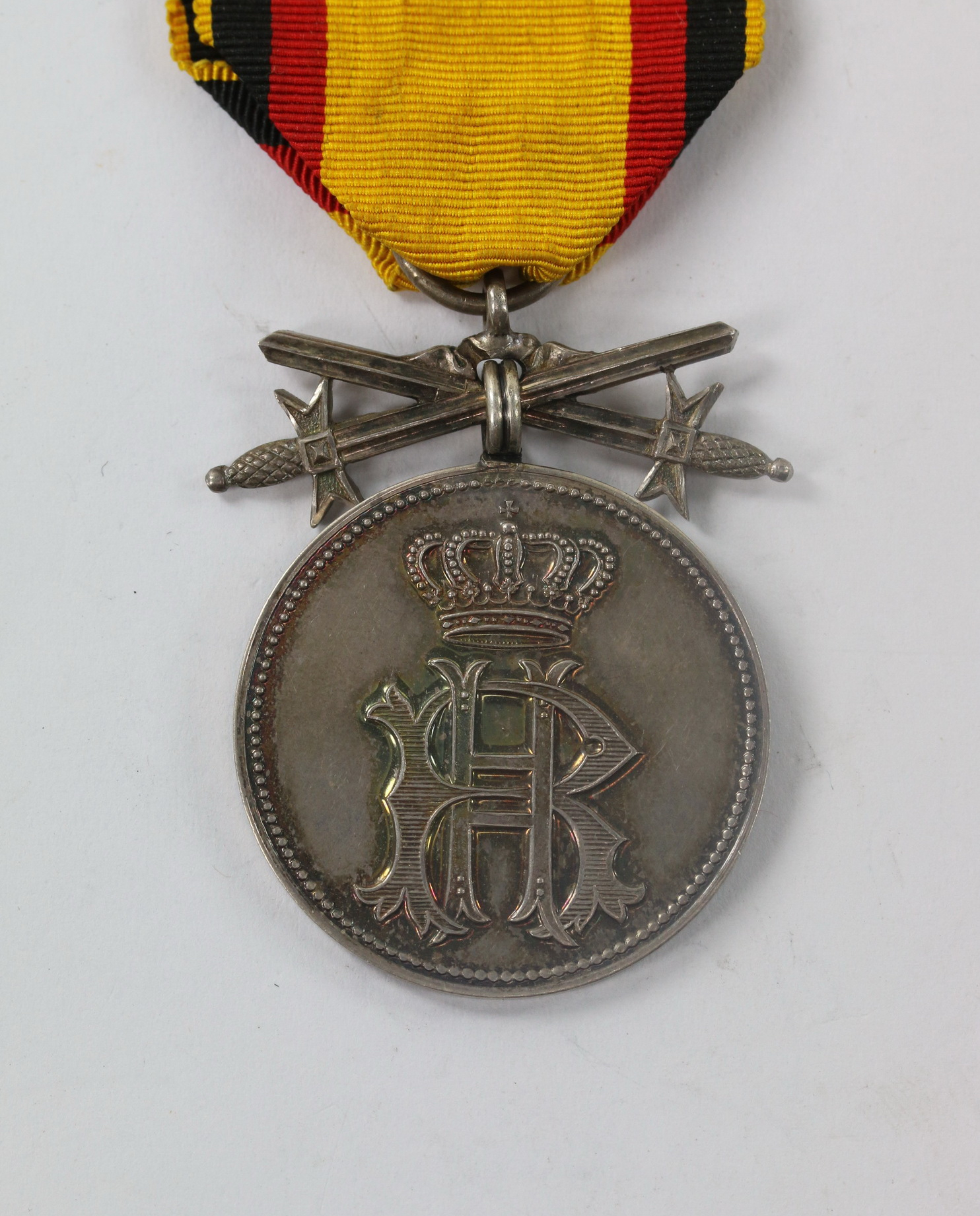 reu_silberne_verdienstmedaille_mit_schwertern__f_r_verdienst_1_ Reuß, Silberne Verdienstmedaille mit Schwertern - für Verdienst – Bild 1