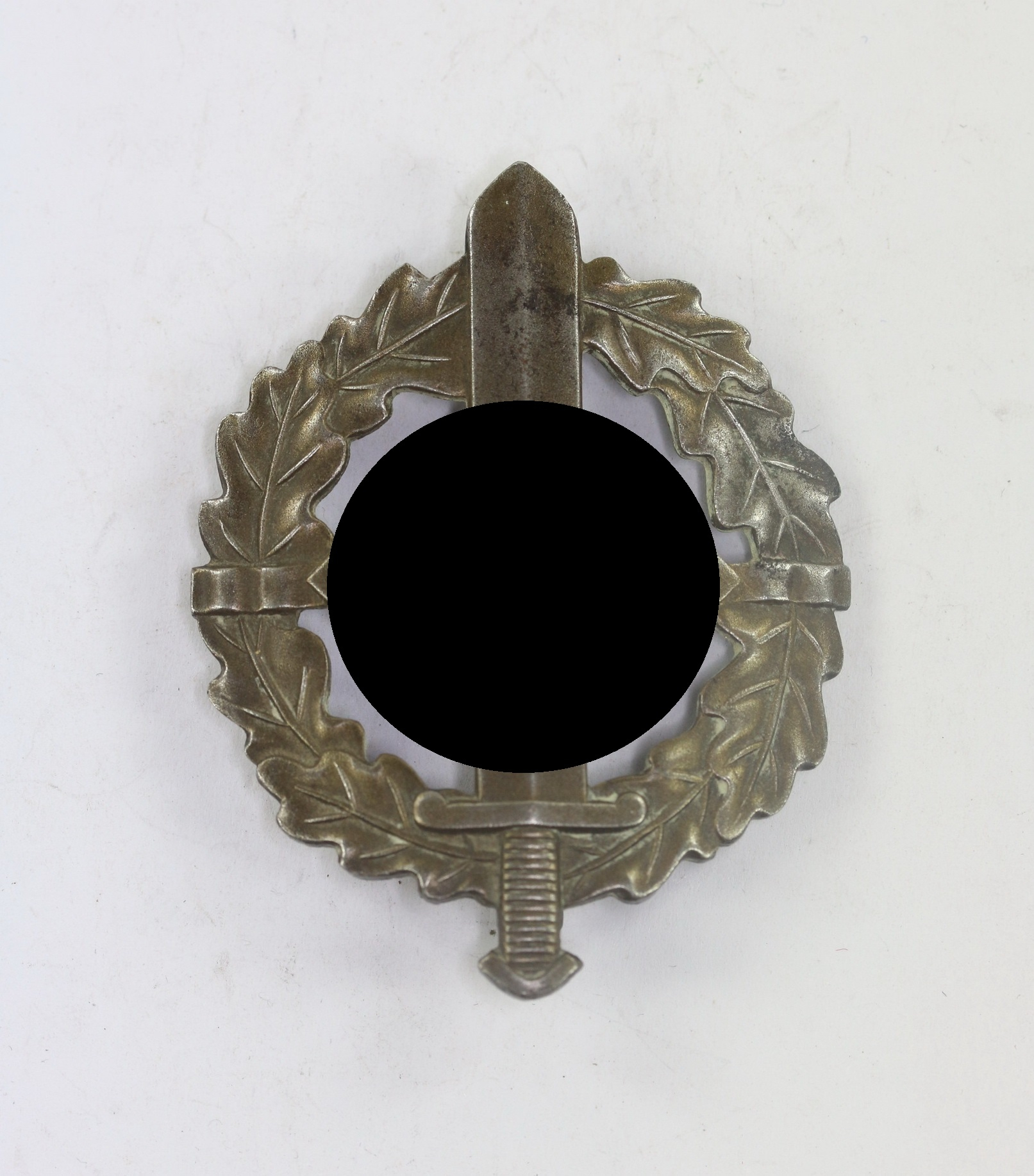 sa_wehrabzeichen_in_bronze_hst SA Wehrabzeichen in Bronze, Hst. E. Schneider Lüdenscheid, Eigentum D.S.A. Sportabzeichen Hauptstelle – Bild 1