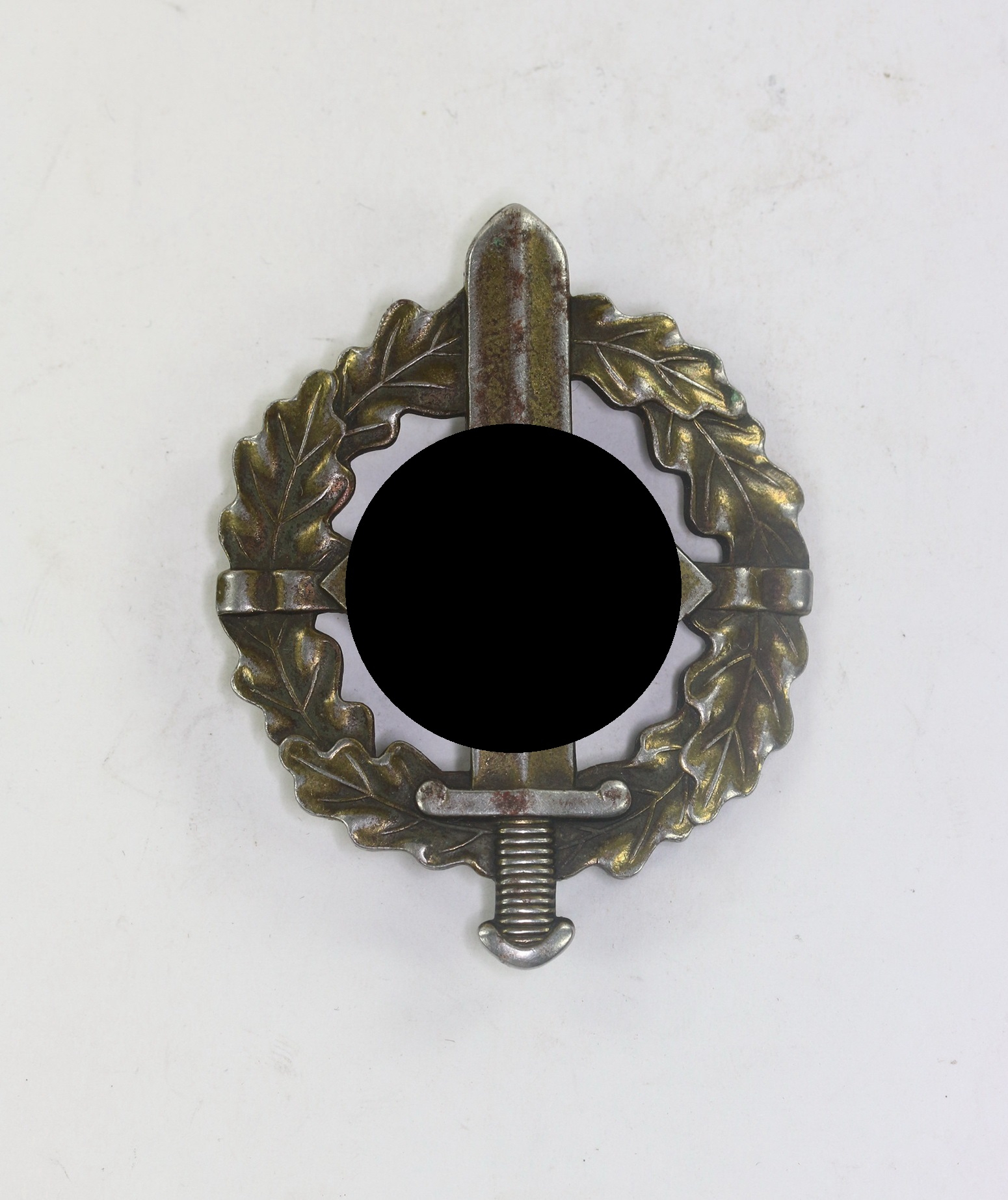 sa_wehrsportabzeichen_in_bronze_hst SA Wehrsportabzeichen in Bronze, Hst. Berg & Nolte, Eigentum d. S.A. Sportabzeichen Hauptstelle – Bild 1