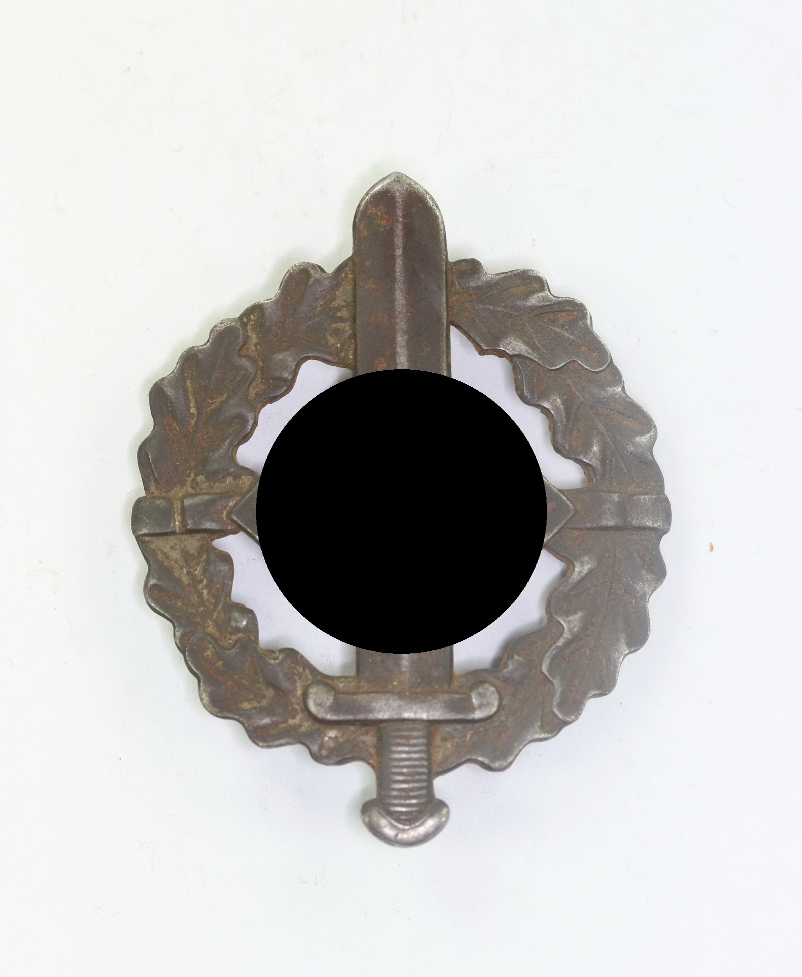 sawehrabzeichen_in_bronze_hst SA-Wehrabzeichen in Bronze, Hst. W. Redo Saarlautern - Eigentum der obesten SA-Führung – Bild 1