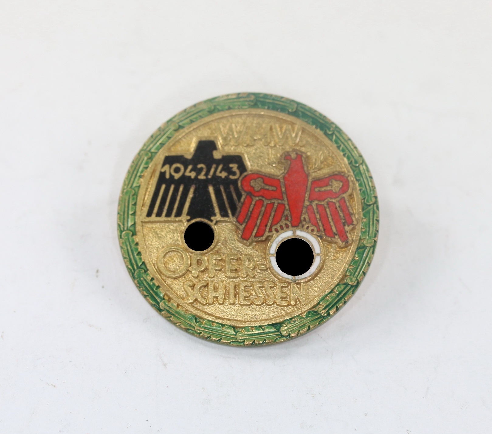 Standschützen Abzeichen, W.H.W. Opferschiessen 1942/43, Hst. K. Pichel Innsbruck – Bild 1