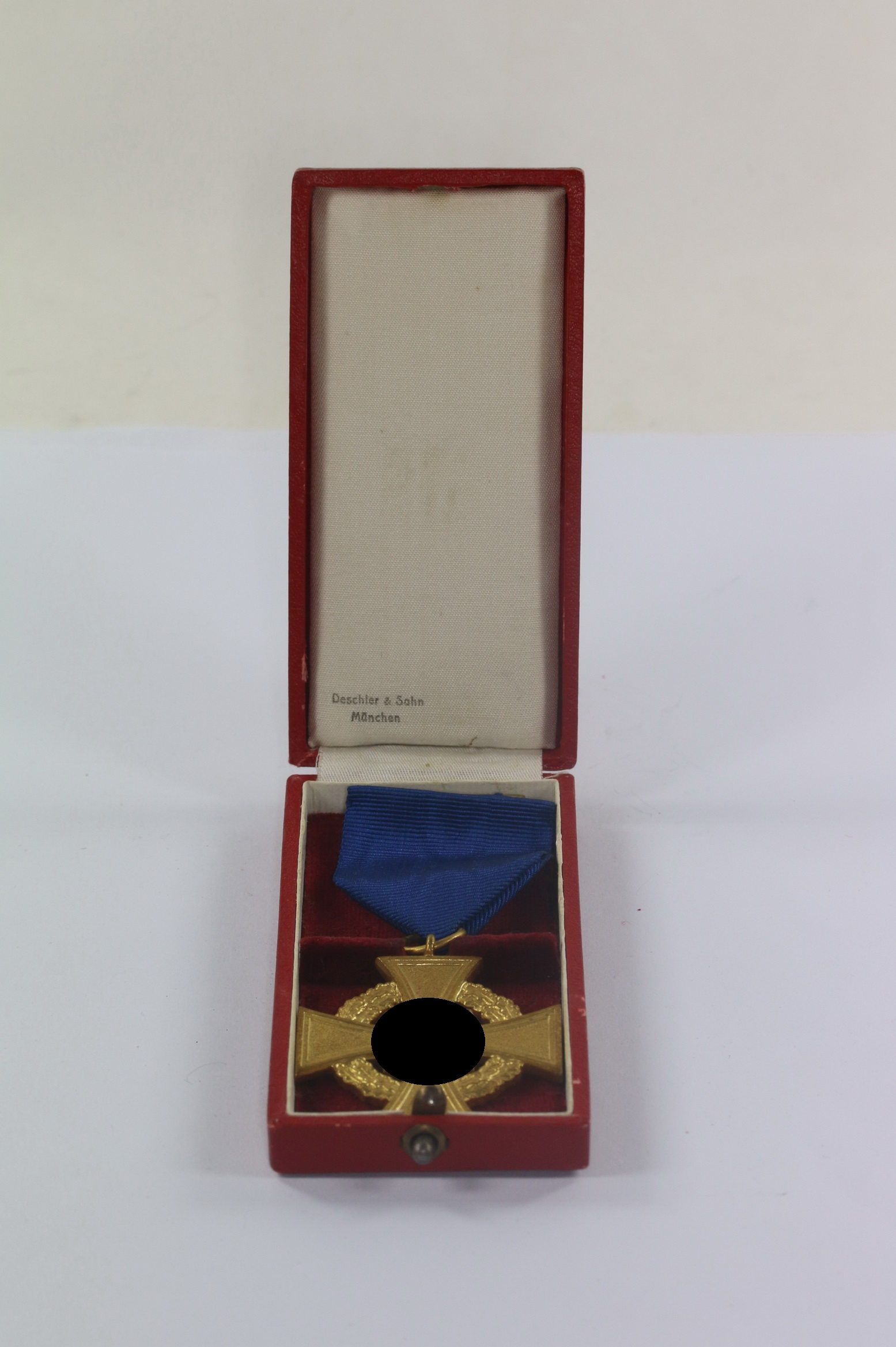 Treudienstehrenzeichen in Gold (40 Jahre), im Etui Deschler & Sohn München – Bild 1