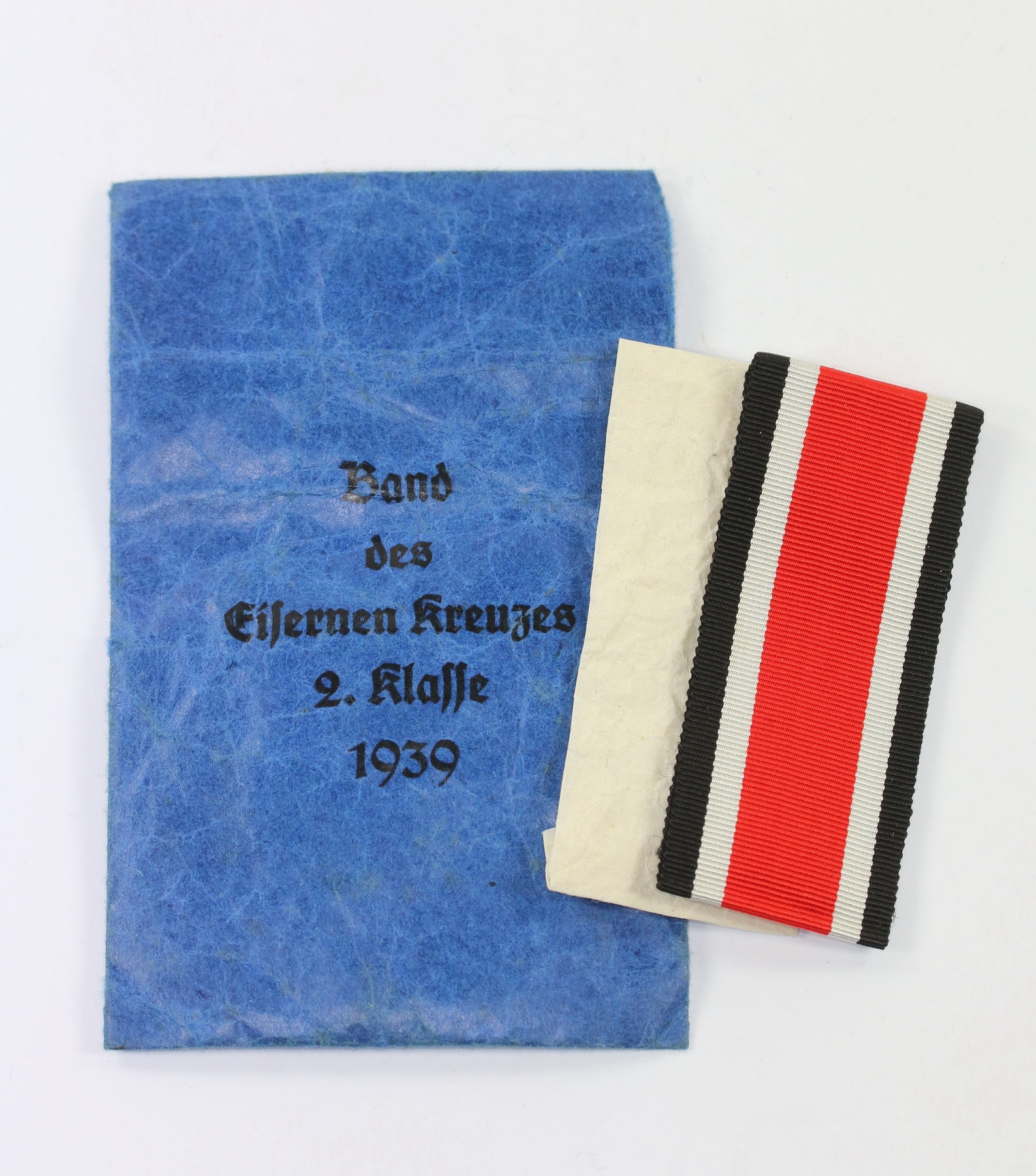 Band des Eisernen Kreuzes 2. Klass 1939, in Verleihunhstüte – Bild 1
