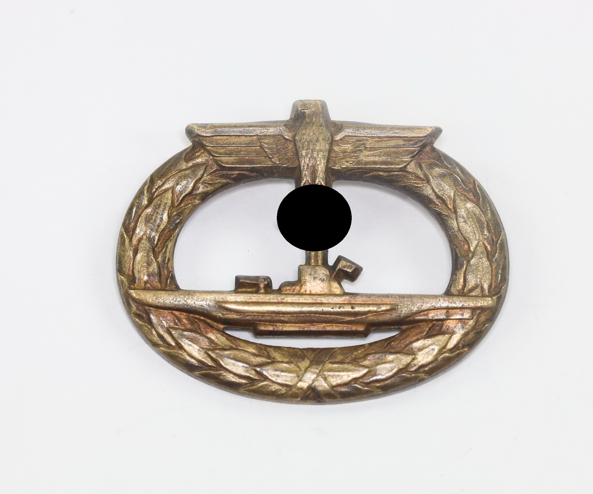 ubootskriegsabzeichen_1939_wilhelm_deumer_buntetall_massiv_1__1 U-Bootskriegsabzeichen 1939, Wilhelm Deumer, Buntetall massiv (!) – Bild 1