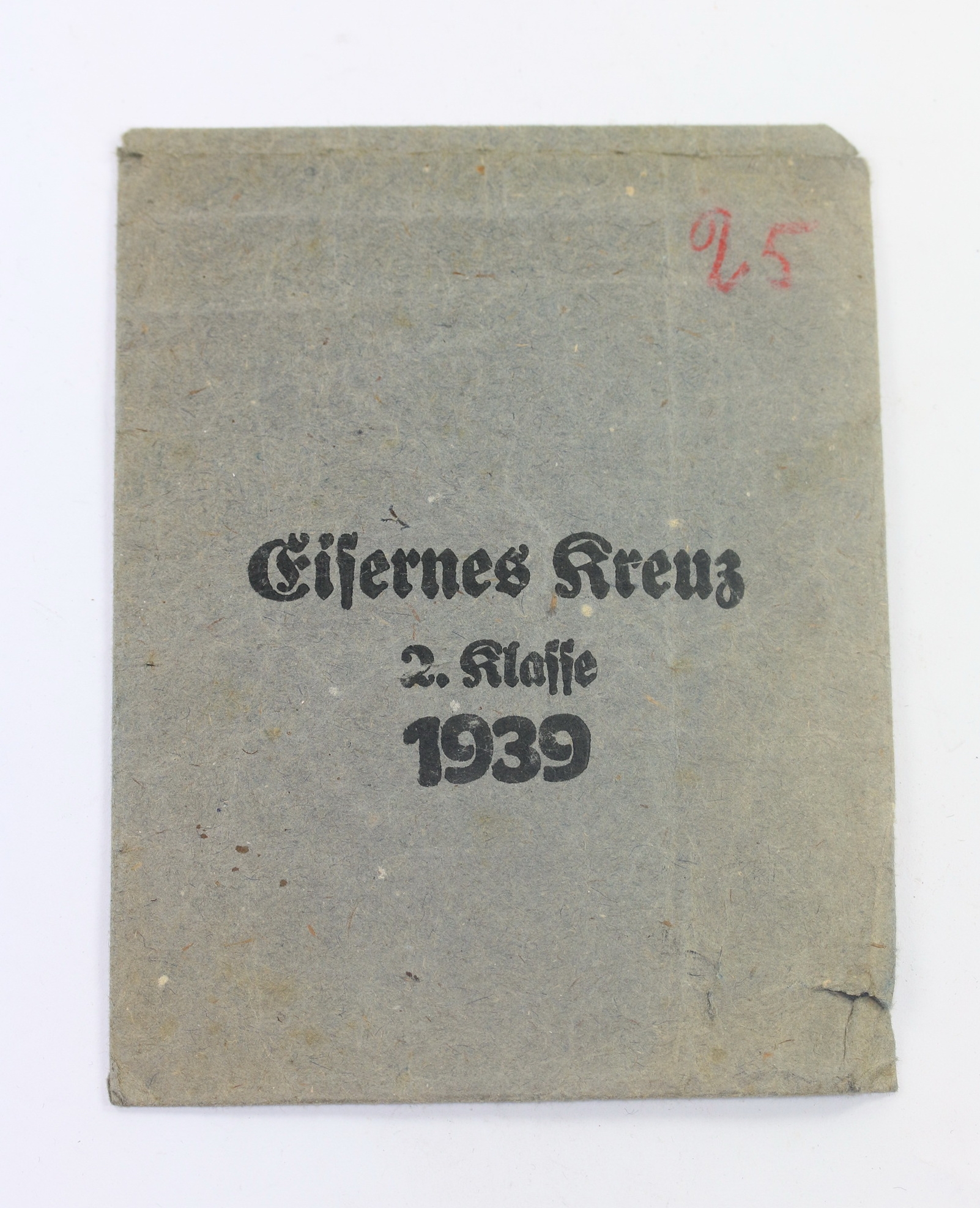  Verleihungstüte Eisernes Kreuz 2. Klasse 1939, Klein & Quenzer A-G Oberstein – Bild 1
