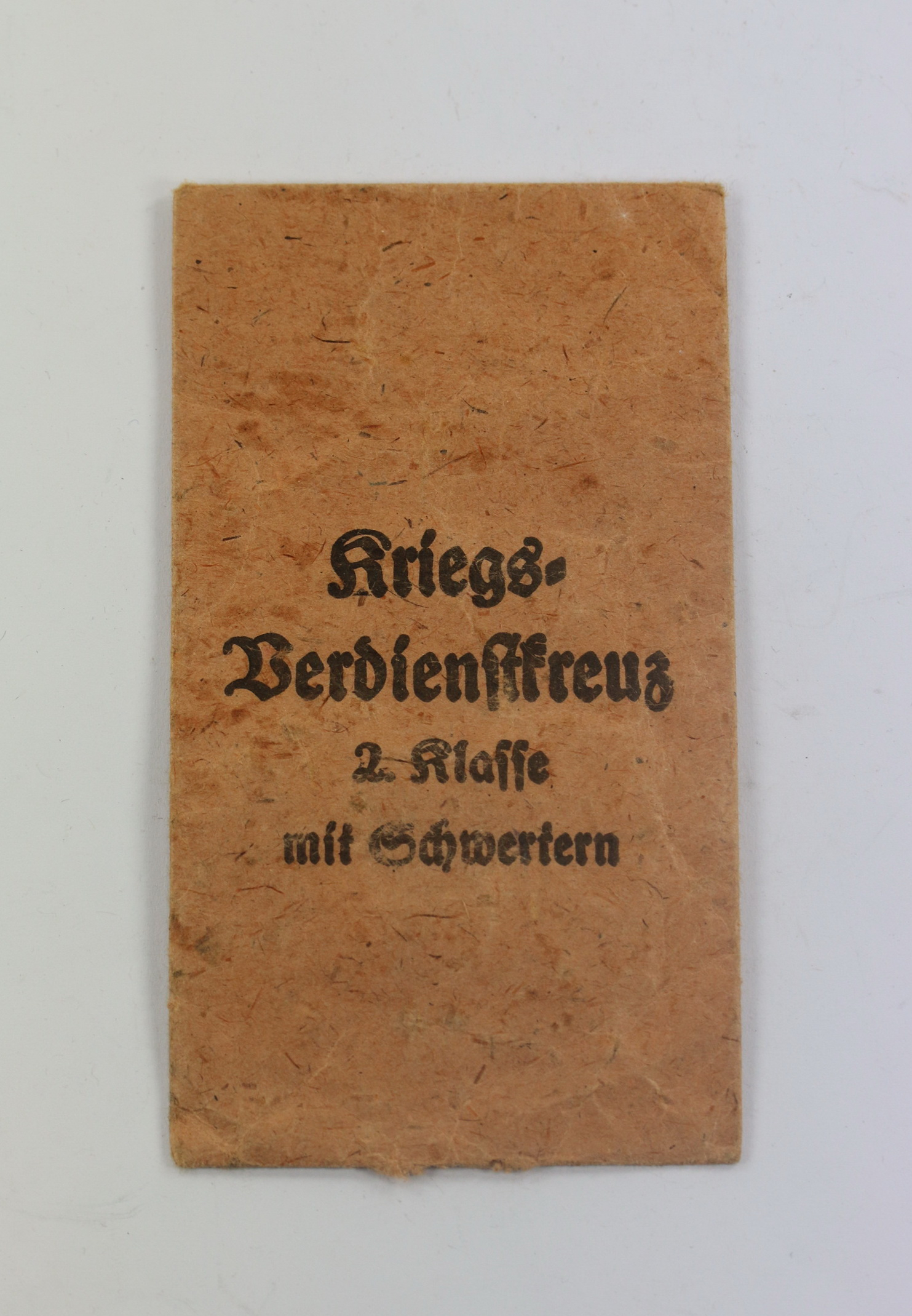 Verleihungstüte Kriegsverdienstkreuz 2. Klasse mit Schwertern, Gottl. Fr. Kek & Sohn, Pforzheim – Bild 1