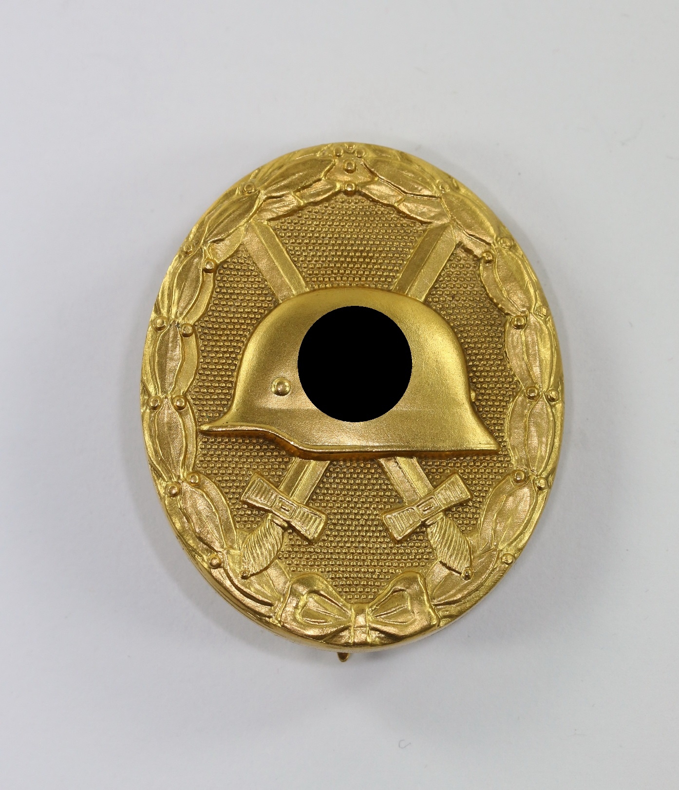 verwundetenabzeichen_gold_hersteller_30_1__1 Verwundetenabzeichen in Gold, Hst. 30, breite Nadel (!) – Bild 1