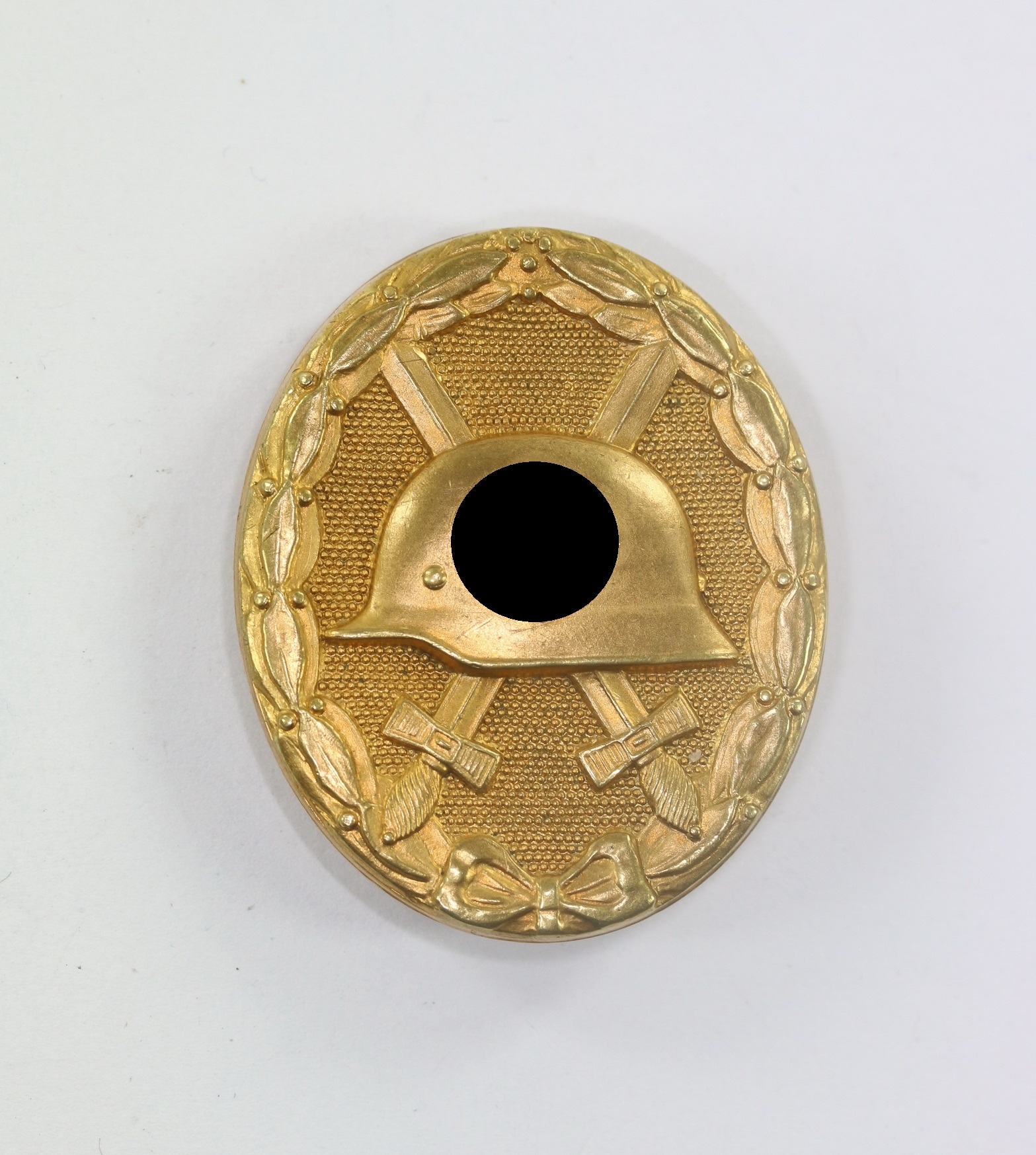 verwundetenabzeichen_in_gold_1939_hst Verwundetenabzeichen in Gold 1939, Hst. 30, breite Nadel (!) – Bild 1