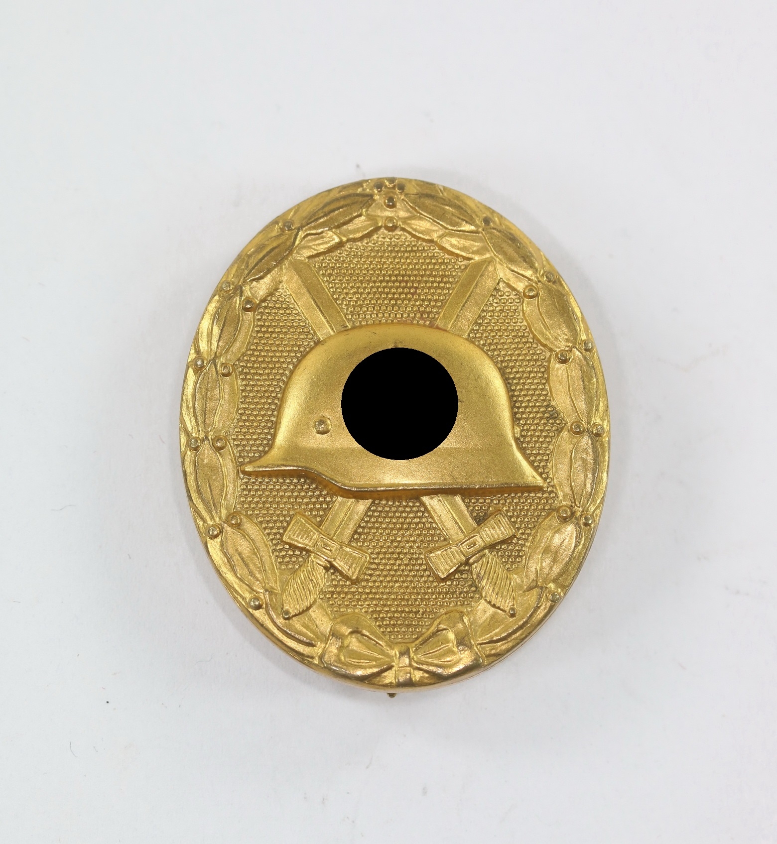 verwundetenabzeichen_in_gold_hst Verwundetenabzeichen in Gold, Hst. 30, Breite Nadel (!) – Bild 1