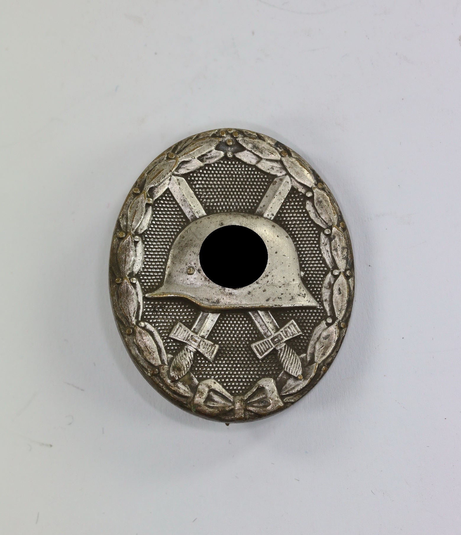 verwundetenabzeichen_silber_2 Verwundetenabzeichen in Silber, Hauptmünzamt Wien, Buntmetall – Bild 1