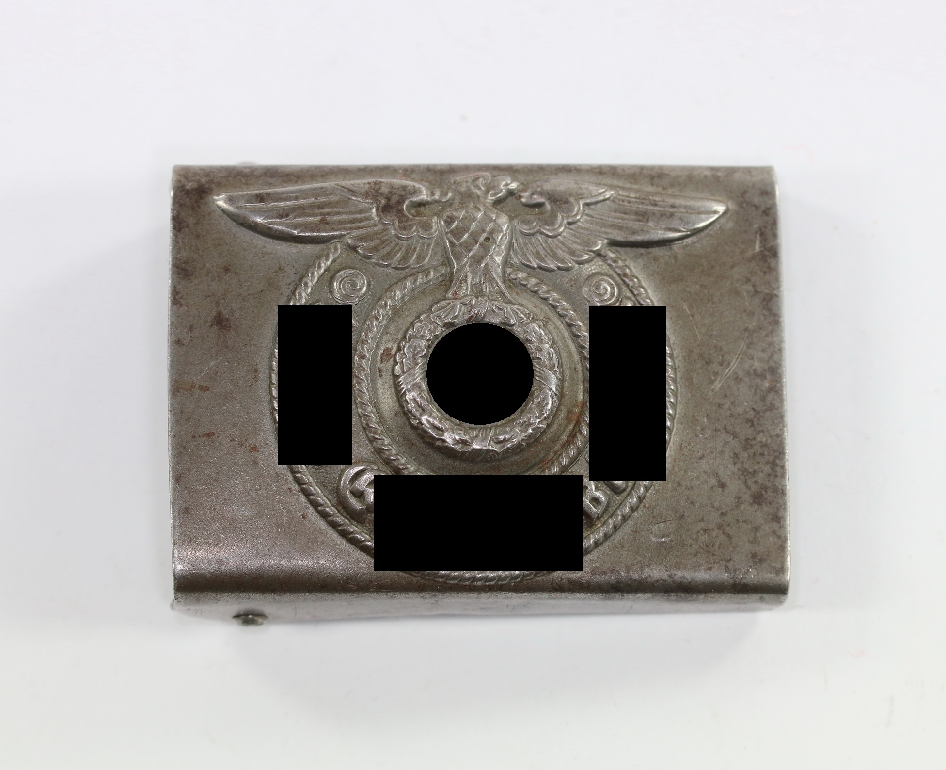 waffen_ss_koppelschloss_f_r_mannschaften_hst Waffen SS, Koppelschloss für Mannschaften, Hst. RZM 155/43 SS – Bild 1