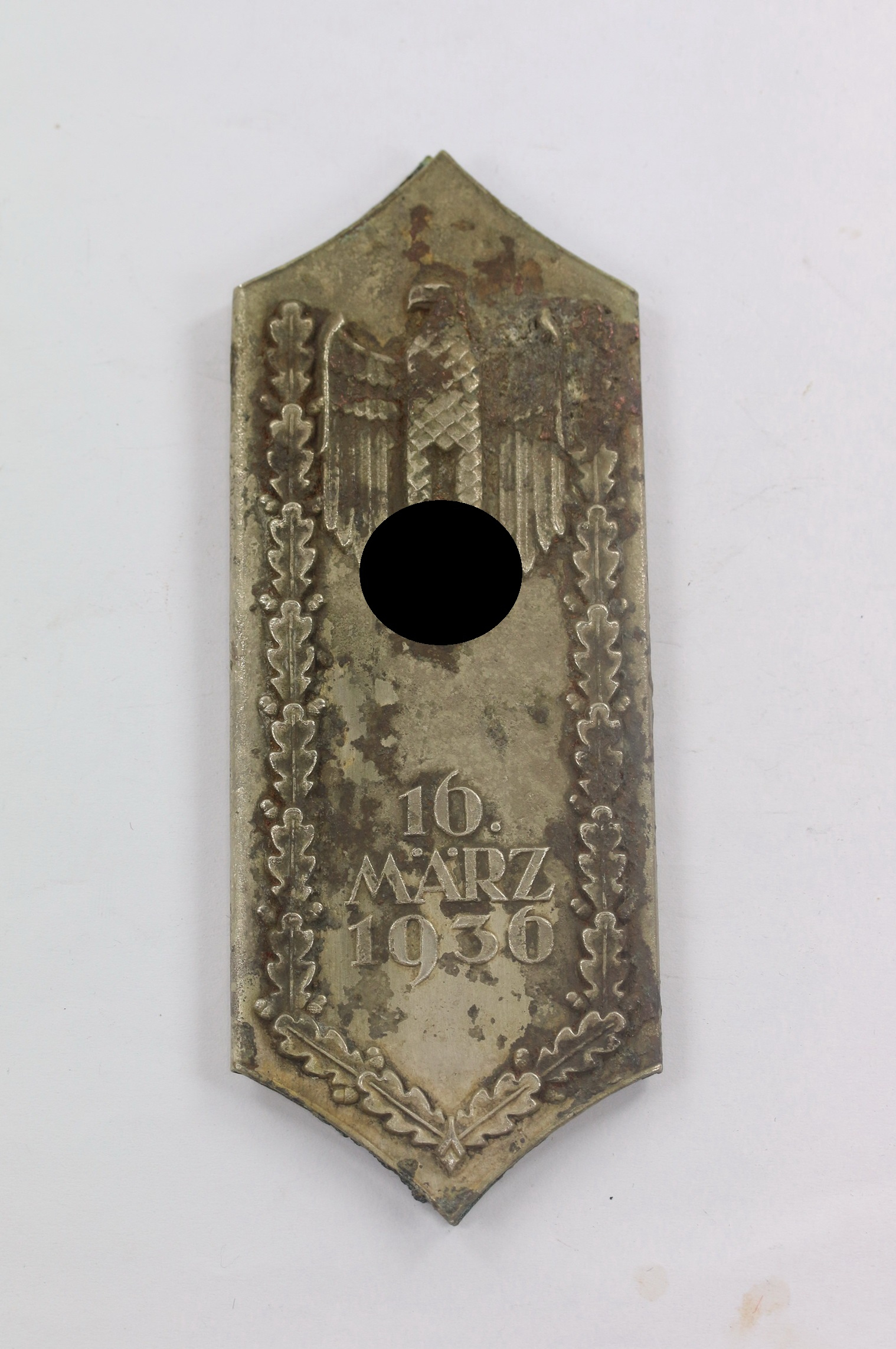 Wehrmacht Heer Banderole für eine Truppenfahne - 16. März 1936 – Bild 1