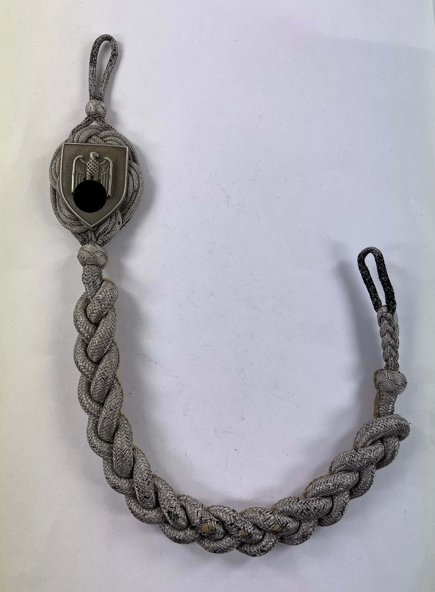 Wehrmacht Heer, Schützenschnur für Gewehrschützen 1. Stufe, alte Form – Bild 1