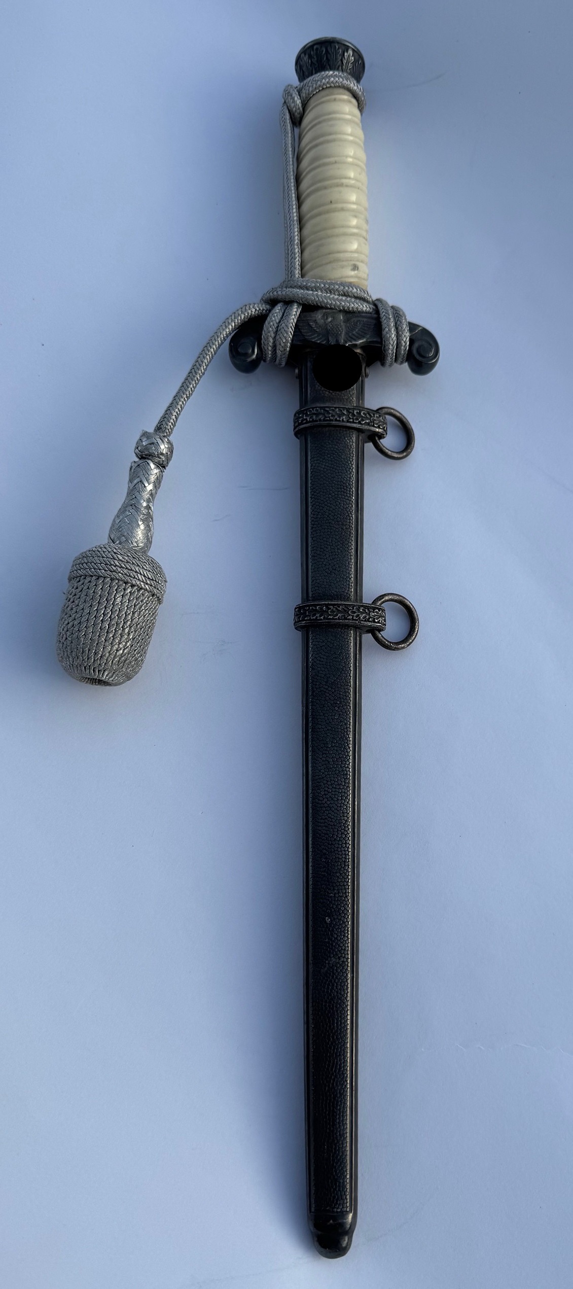 Heeres Offiziersdolch, Hst. Alcoso Solingen, mit Portepee (1) Heeres Offiziersdolch, Hst. Alcoso Solingen, mit Portepee – Bild 1