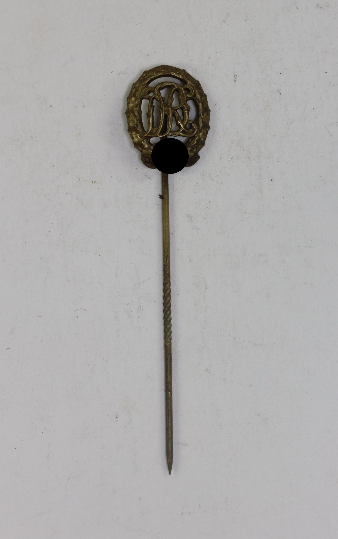 16  MM Miniatur Reichssportabzeichen in Bronze, Hst. Wernstein Jena – Bild 1