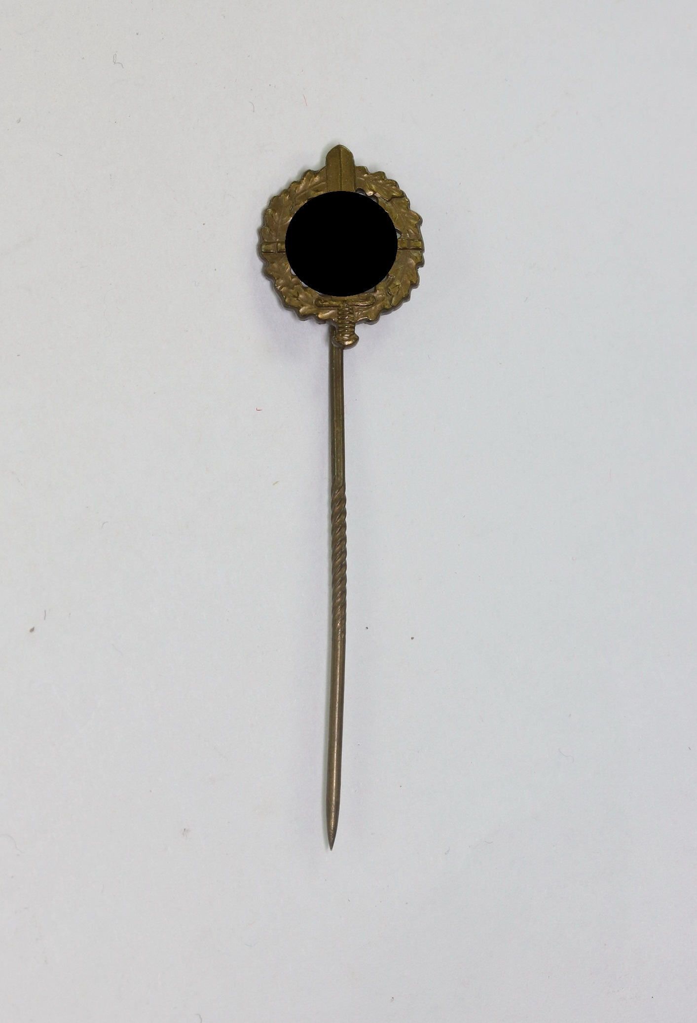  16 MM Miniatur SA Wehrabzeichen in Bronze, Hst. 6. – Bild 1