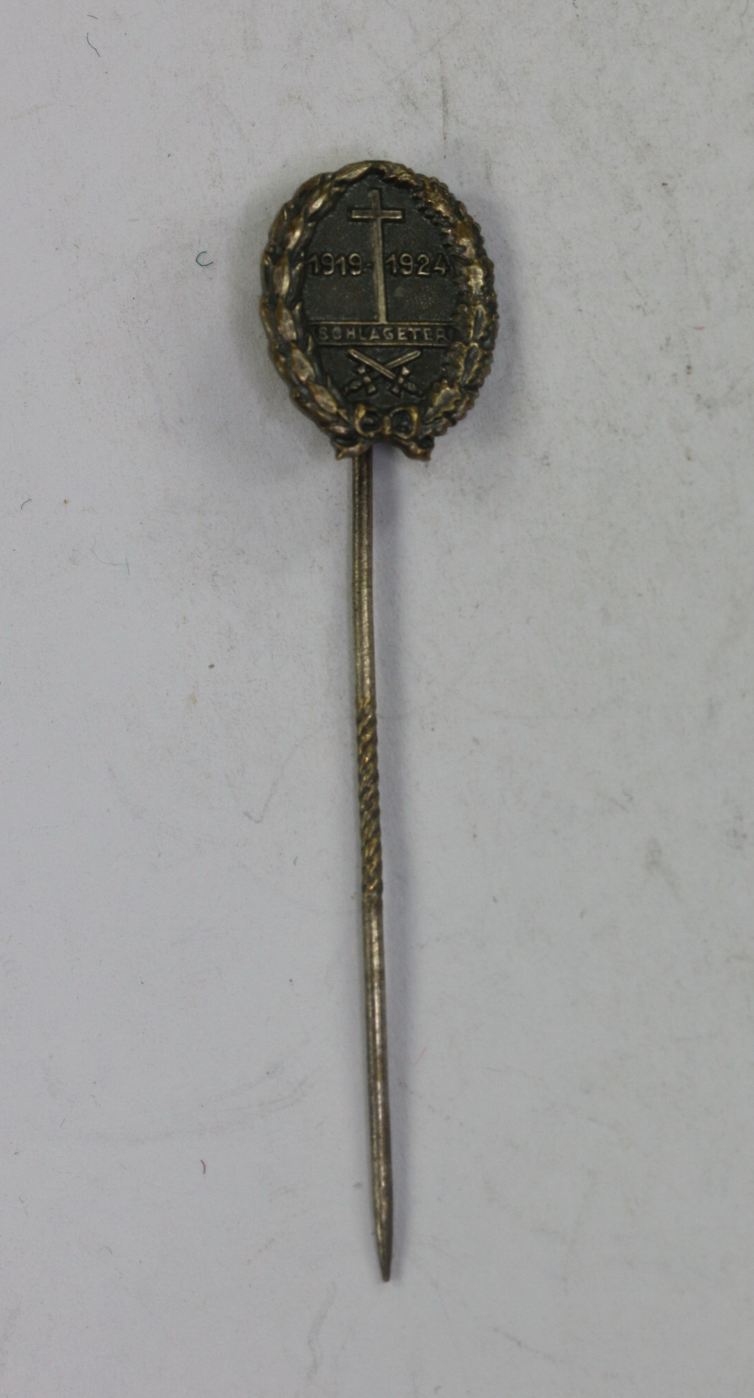  16 MM Miniatur Schlageter Schild 1919-1924, Hst. Paul Küst Berlin SW 19 – Bild 1