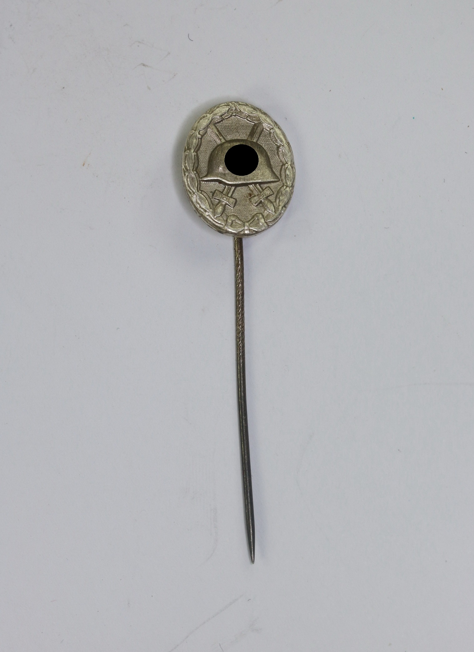 16 MM Miniatur Verwundetenabzeichen in Silber 1939, Hst. L/21 (Förster & Barth, Pforzheim) – Bild 1