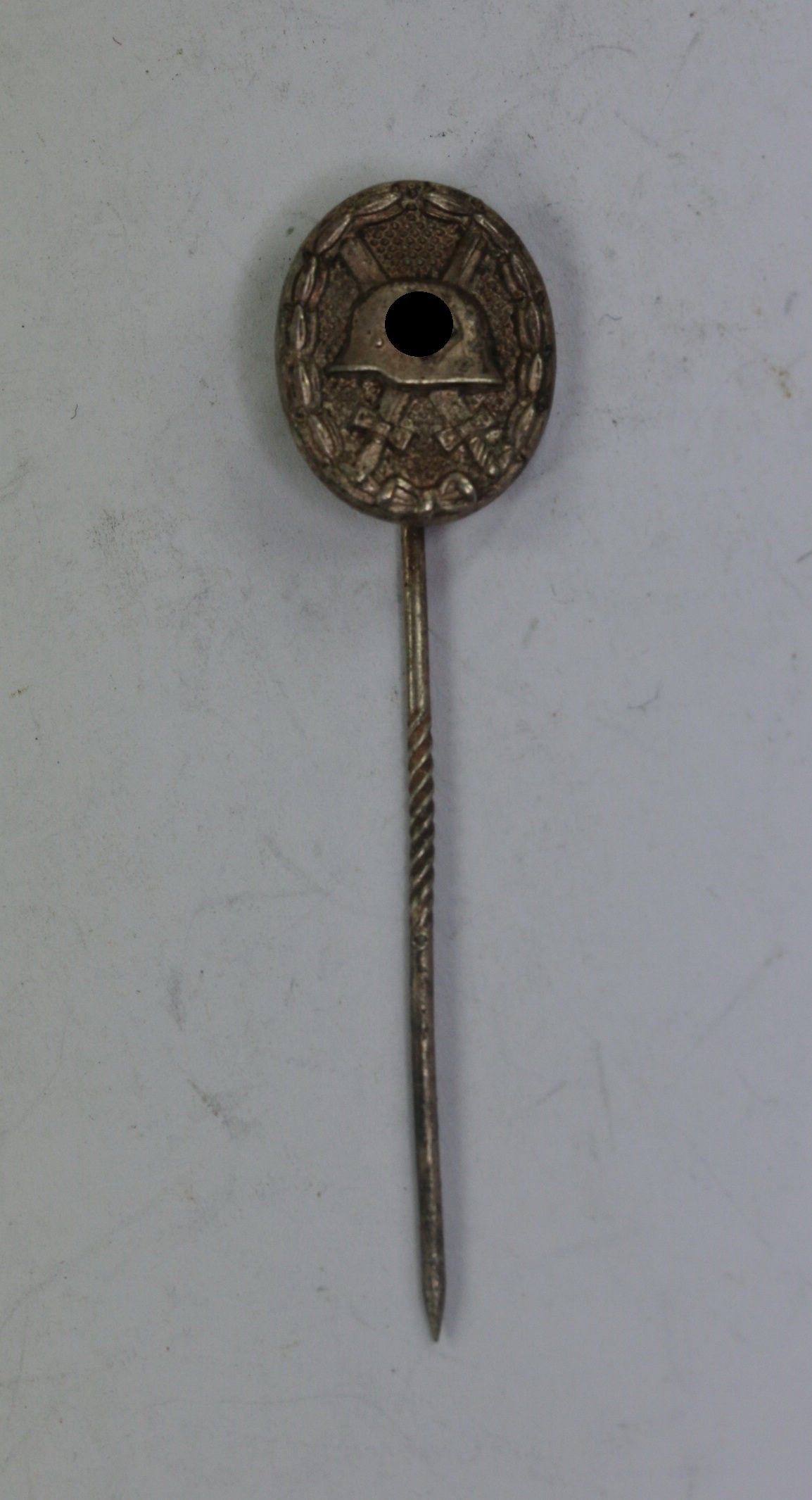 16 MM Miniatur Verwundetenabzeichen in Silber, Hst. L 54 (Schauerte & Höhfeld, Lüdenscheid) – Bild 1