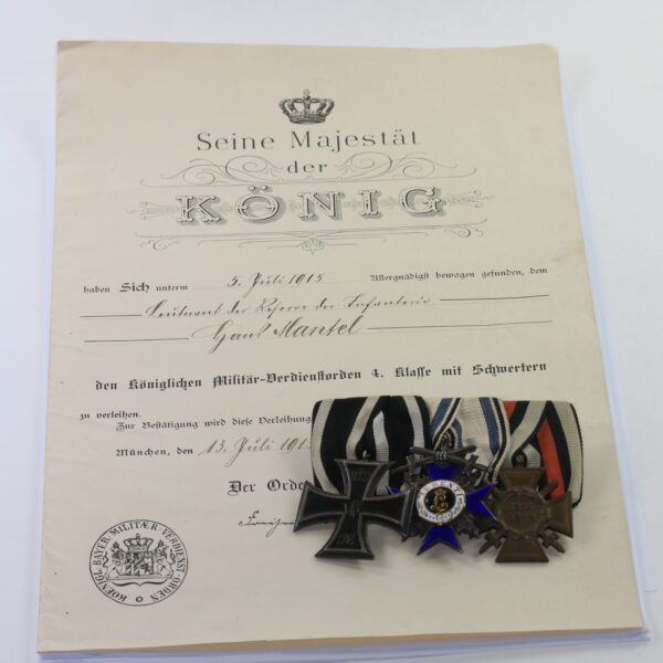 Ordenschnalle 3X + Urkunde