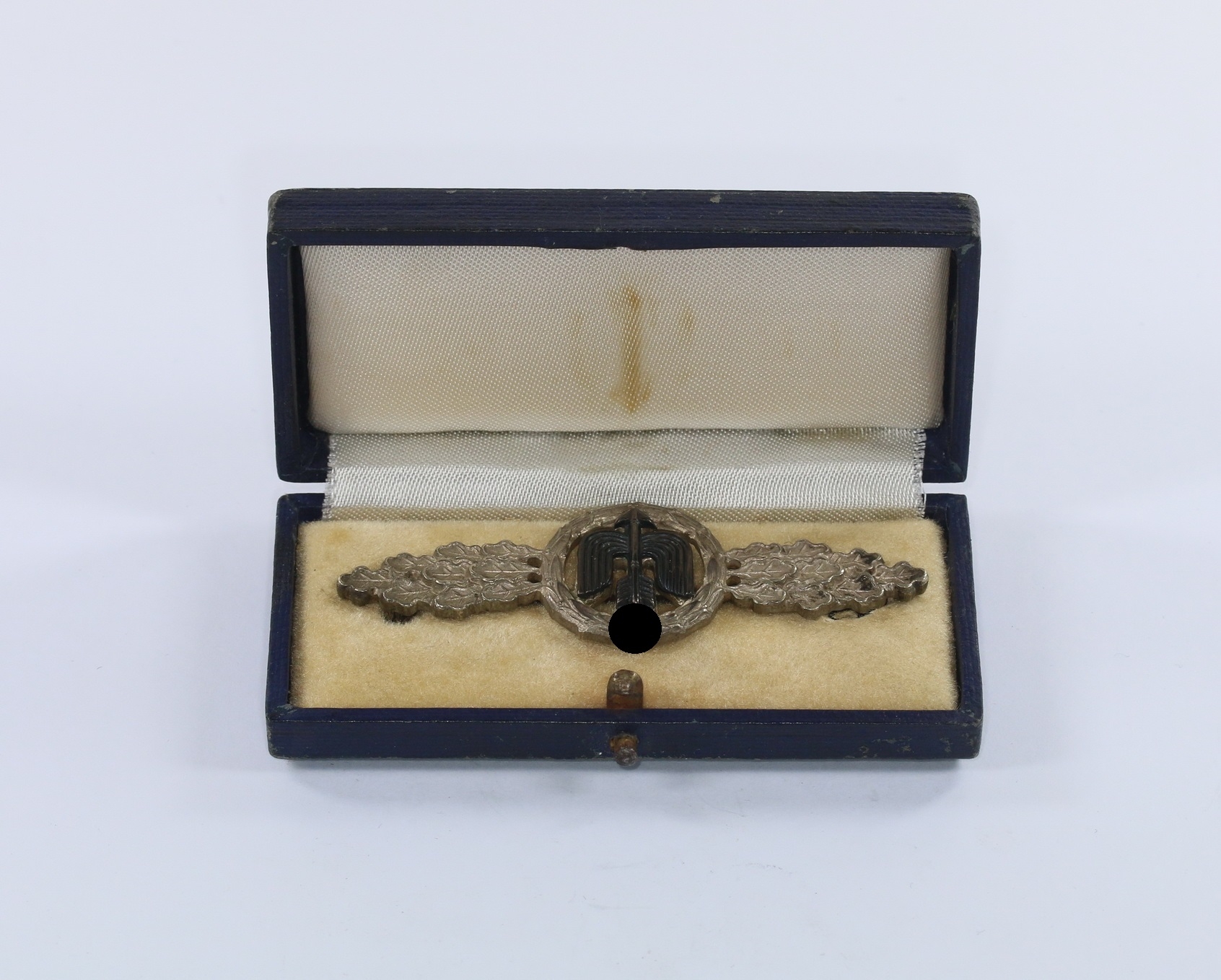 Frontflugspange für Jäger in Silber, Buntmetall, im Etui – Bild 1