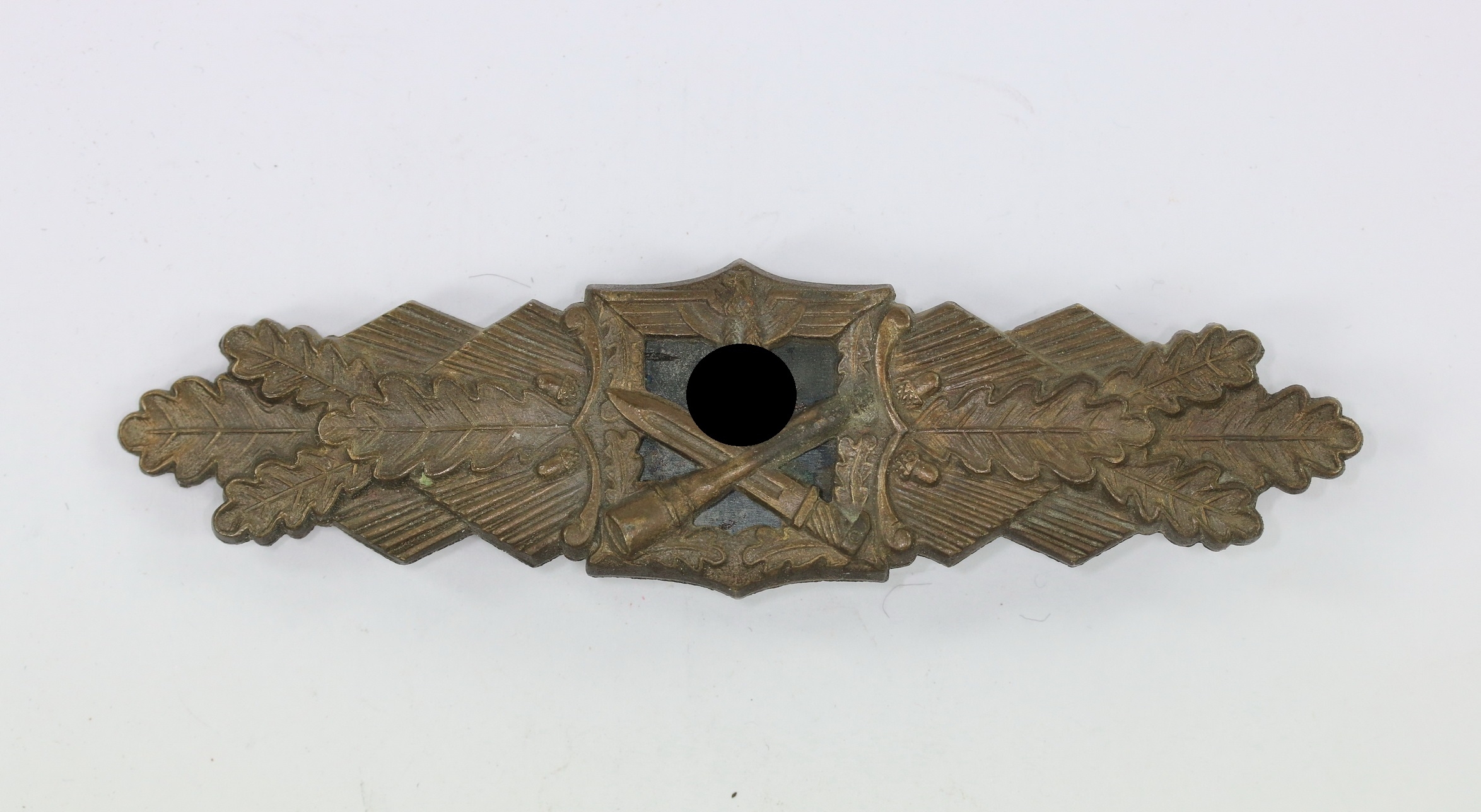 Nahkampfspange in Bronze, Hst. JFS, 2. Modell – Bild 1