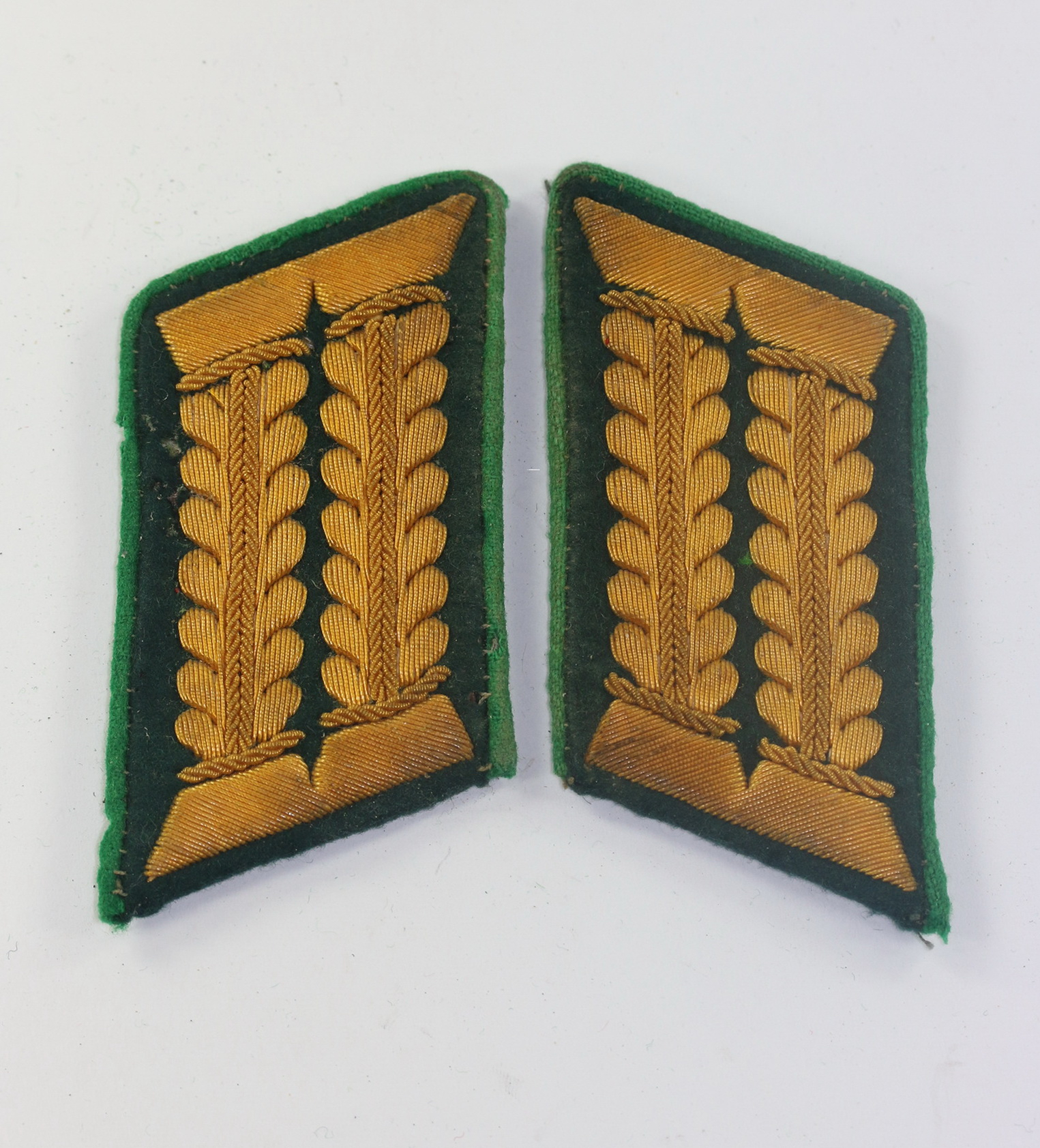  Wehrmacht Heer, Paar Kragenspiegel Wehrmachtsbeamter gehobener Dienst – Bild 1