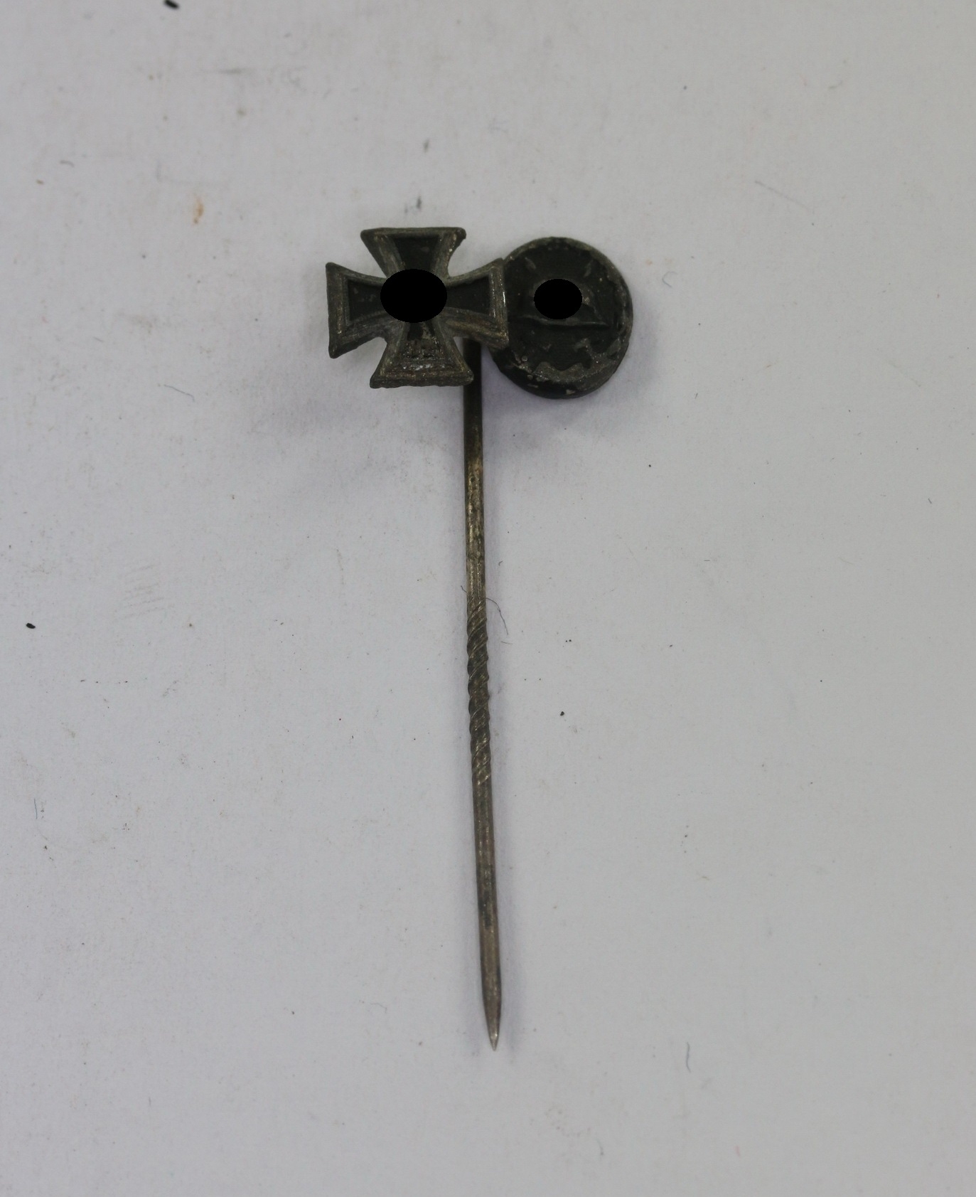  9 MM Miniatur Eisernes Kreuz 2. Kl. und VWA Schwarz – Bild 1