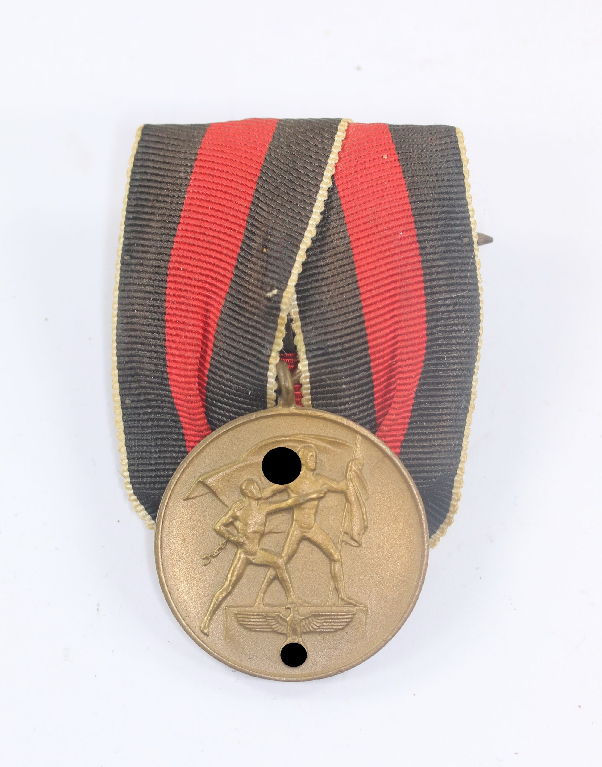  Anschlußmedaille Sudetenland (1. Oktober 1938), Einzelspange – Bild 1