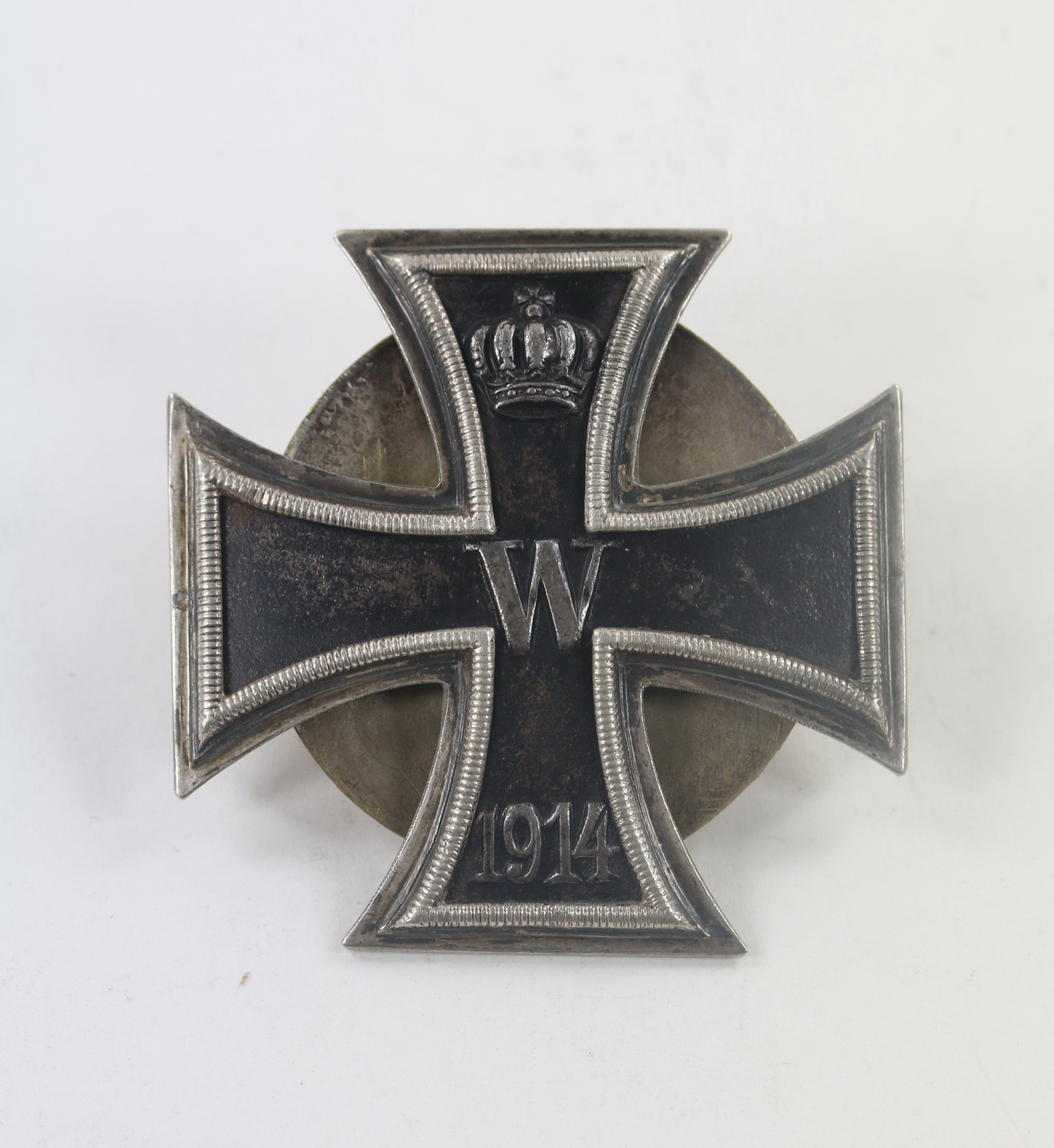  Eisernes Kreuz 1. Klasse 1914, an Schraubscheibe, Typ Victoria – Bild 1