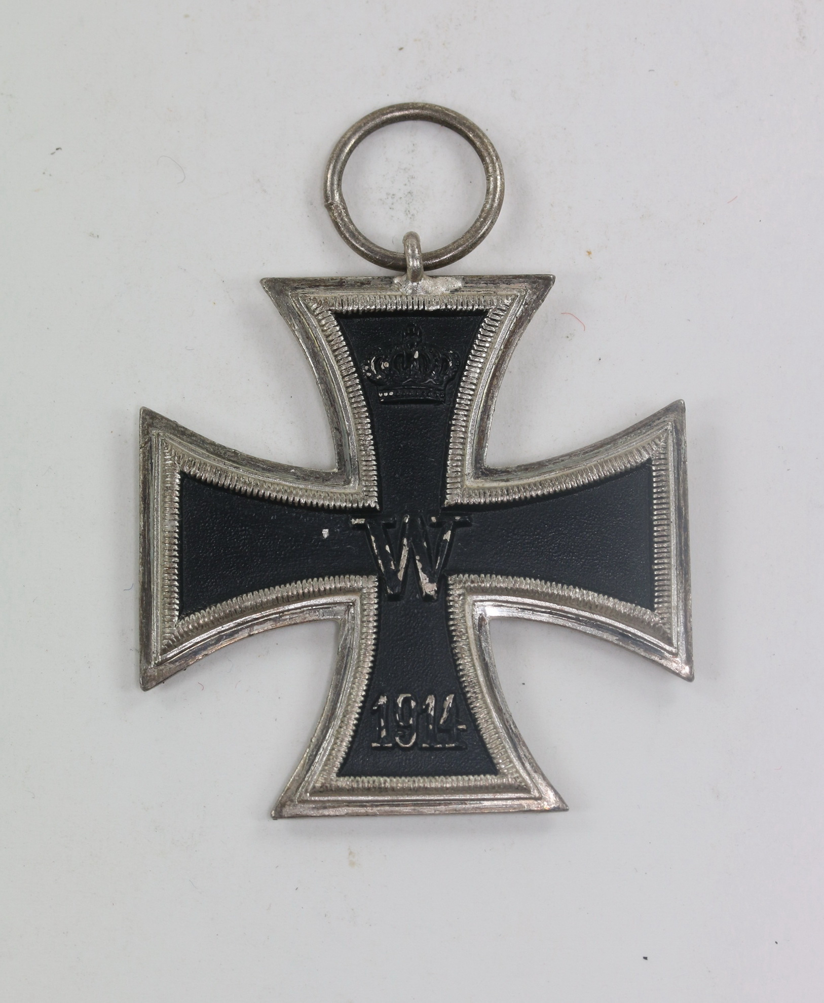  Eisernes Kreuz 2. Klasse 1914, Otto Schickle, Pforzheim, einteilig, nicht magnetisch – Bild 1