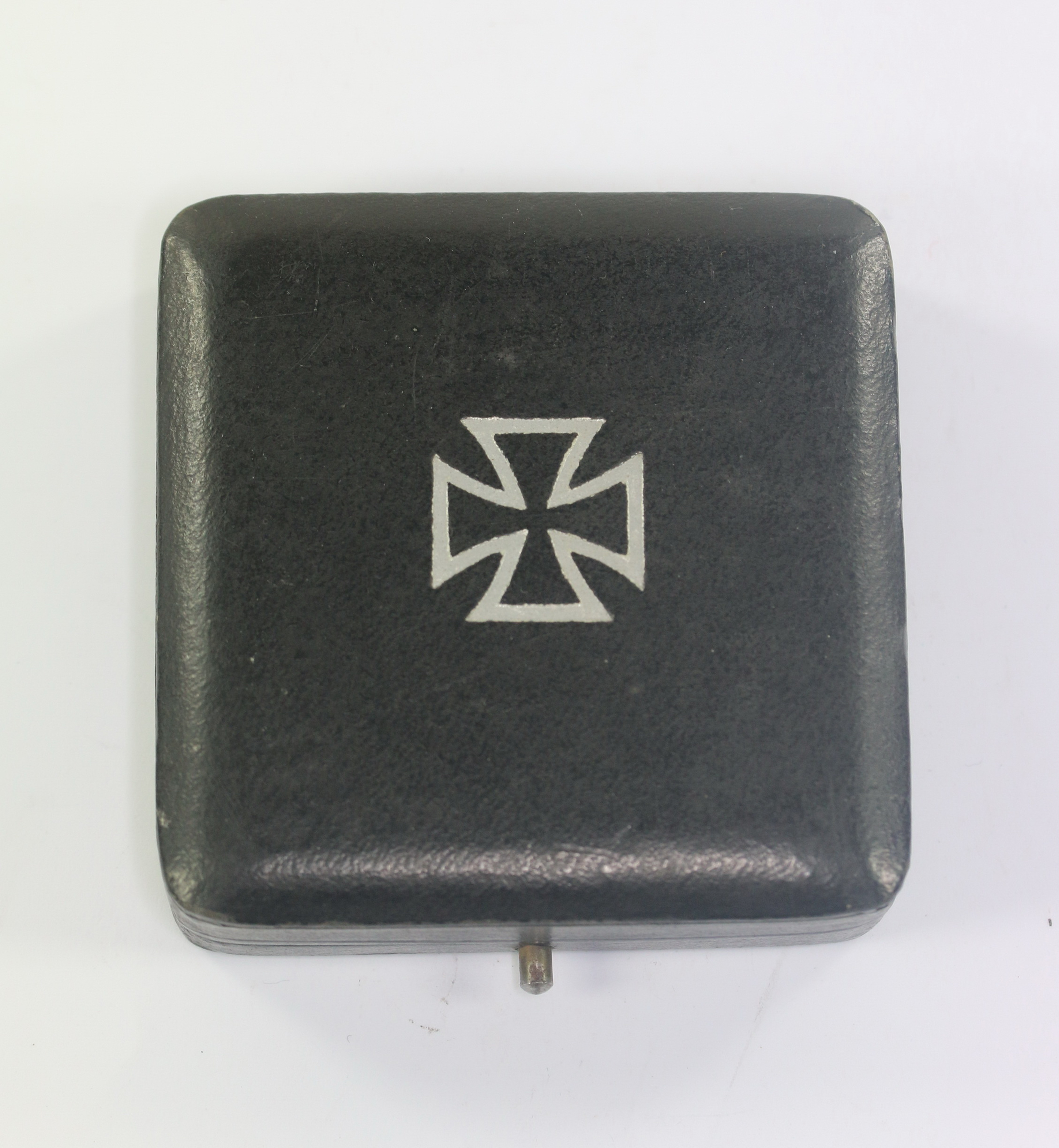  Etui Eisernes Kreuz 1. Klasse 1939, glatt Leder Variante (!) – Bild 1