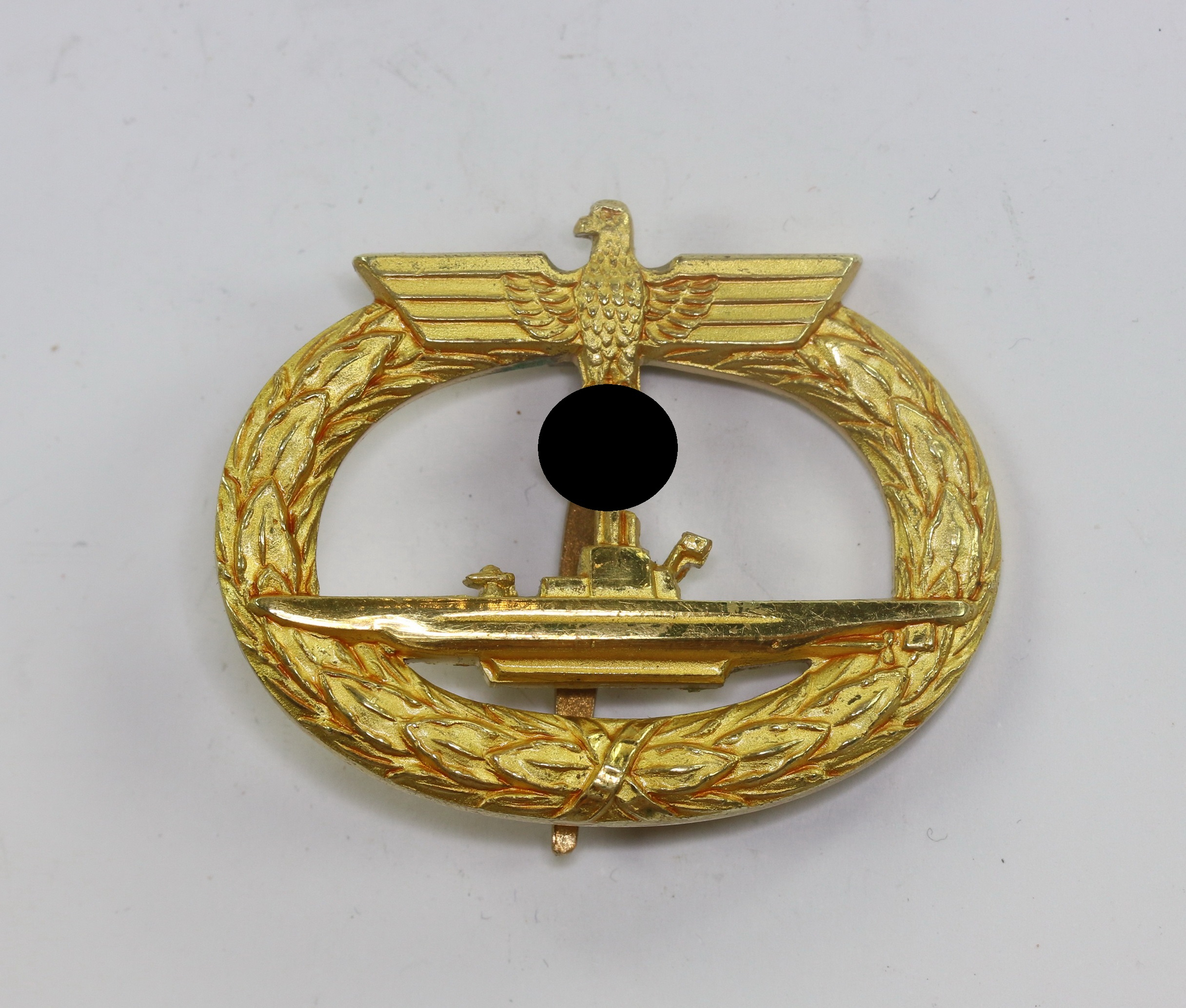  Frühes U-Bootskriegsabzeichen 1939, Hst. Schwerin Berlin68 (Typ 1.1) – Bild 1