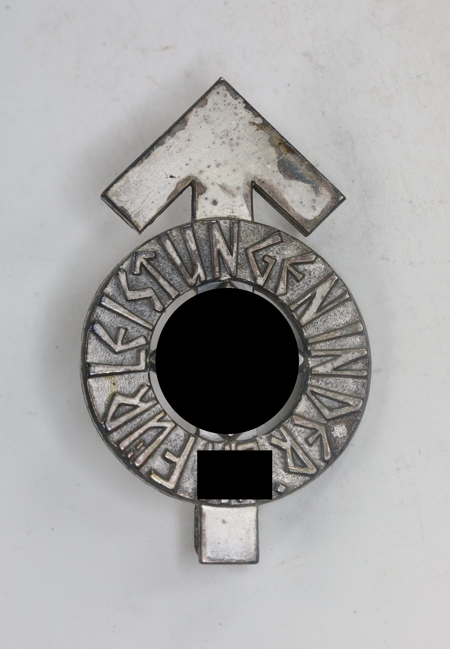 Hitlerjugend (HJ), Leistungsabzeichen in Silber, Hst. RZM M1/34 (Gustav Brehmer, Markneukirchen) – Bild 1