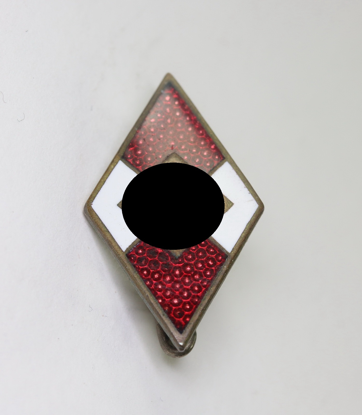  Hitlerjugend (HJ), Mitgliedsabzeichen/Raute, Hst. RZM M1/149 (Lentwerk Brüder Schneider AG, Wien) – Bild 1