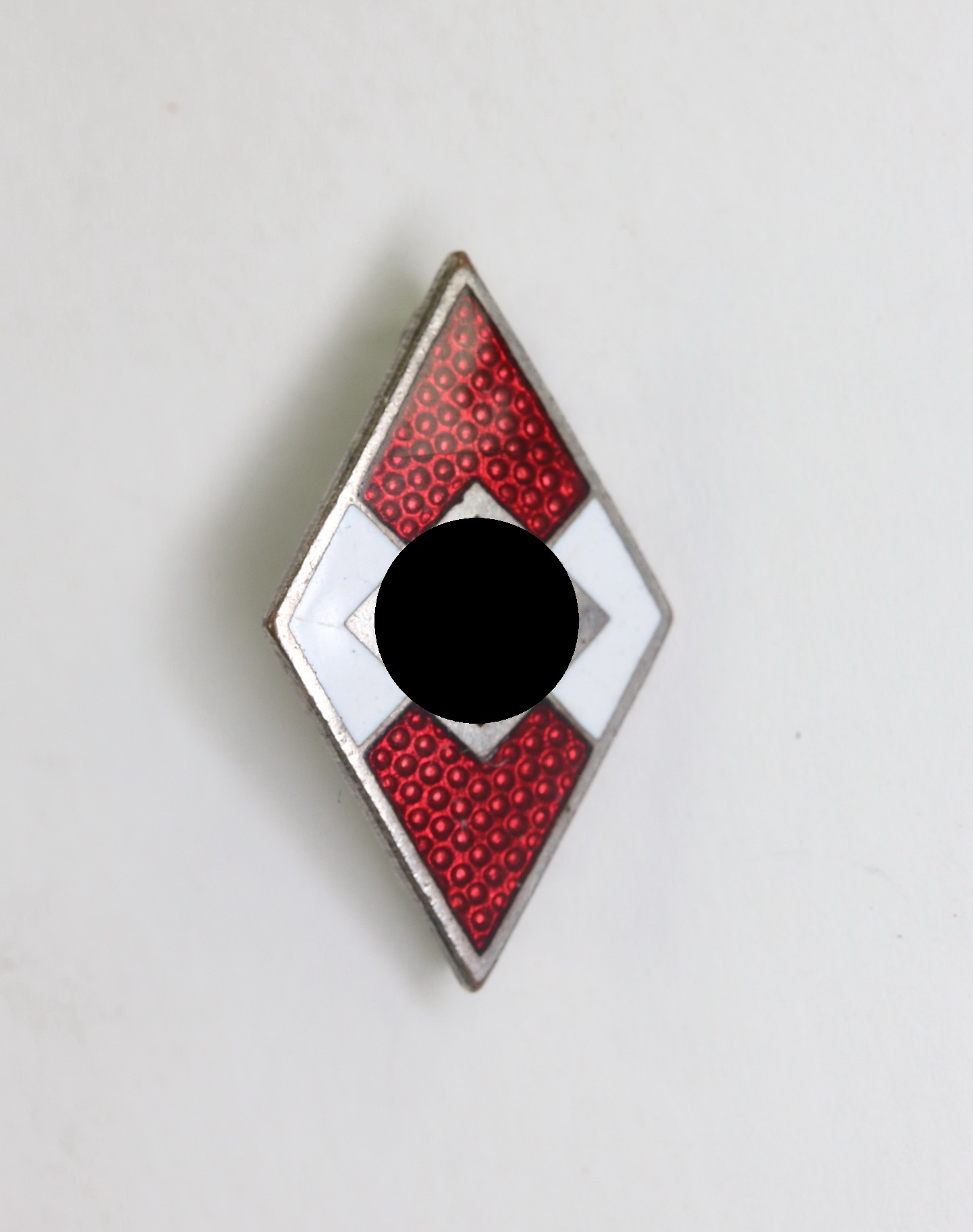  Hitlerjugend (HJ), Mitgliedsabzeichen/Raute, Hst. RZM M1/42 (Kerbach & Österheld, Dresden) – Bild 1