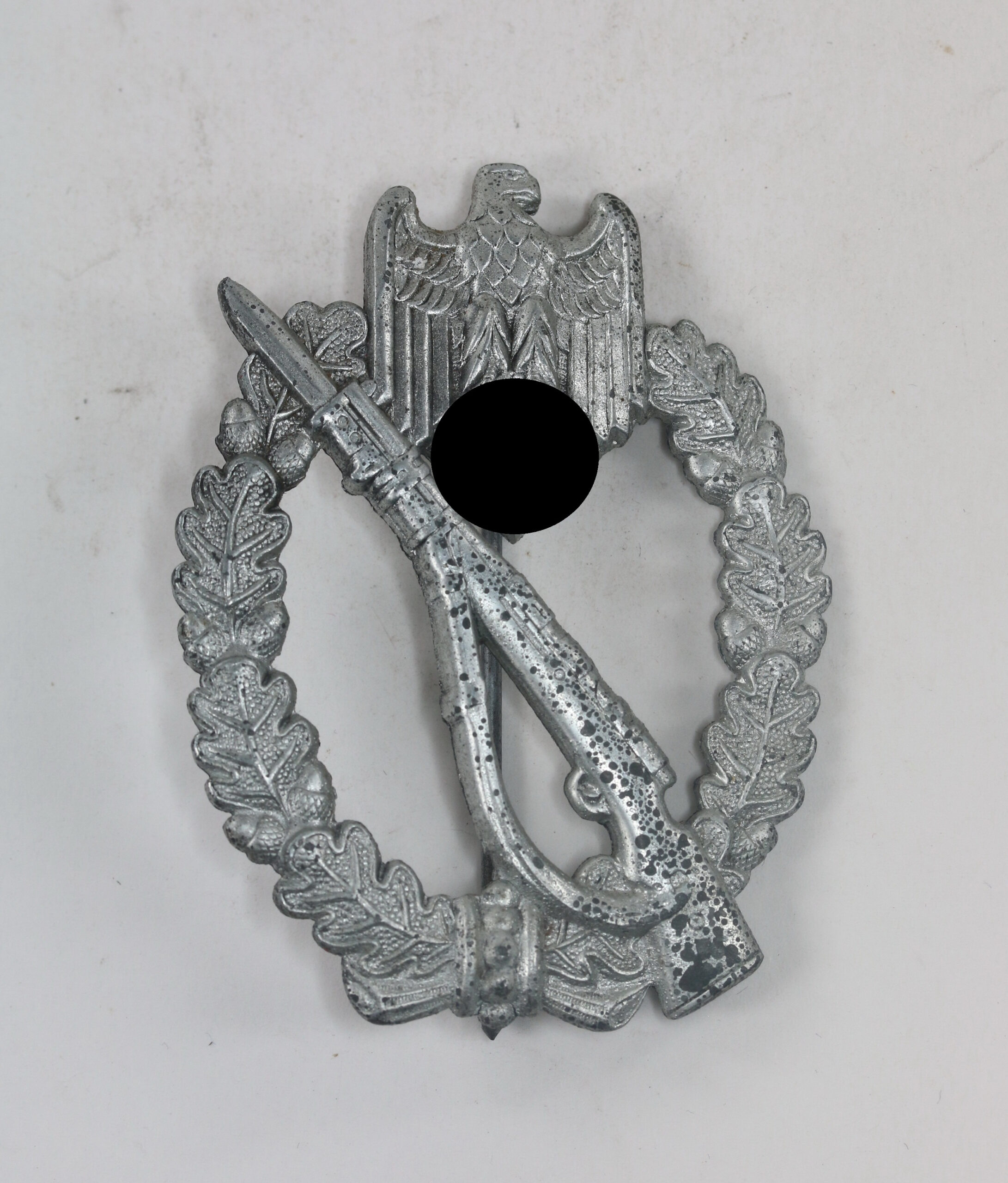  Infanterie-Sturmabzeichen in Silbe, Hst. J.B.u.Co. (Julius Bauer & Co. Zella Mehlis) – Bild 1