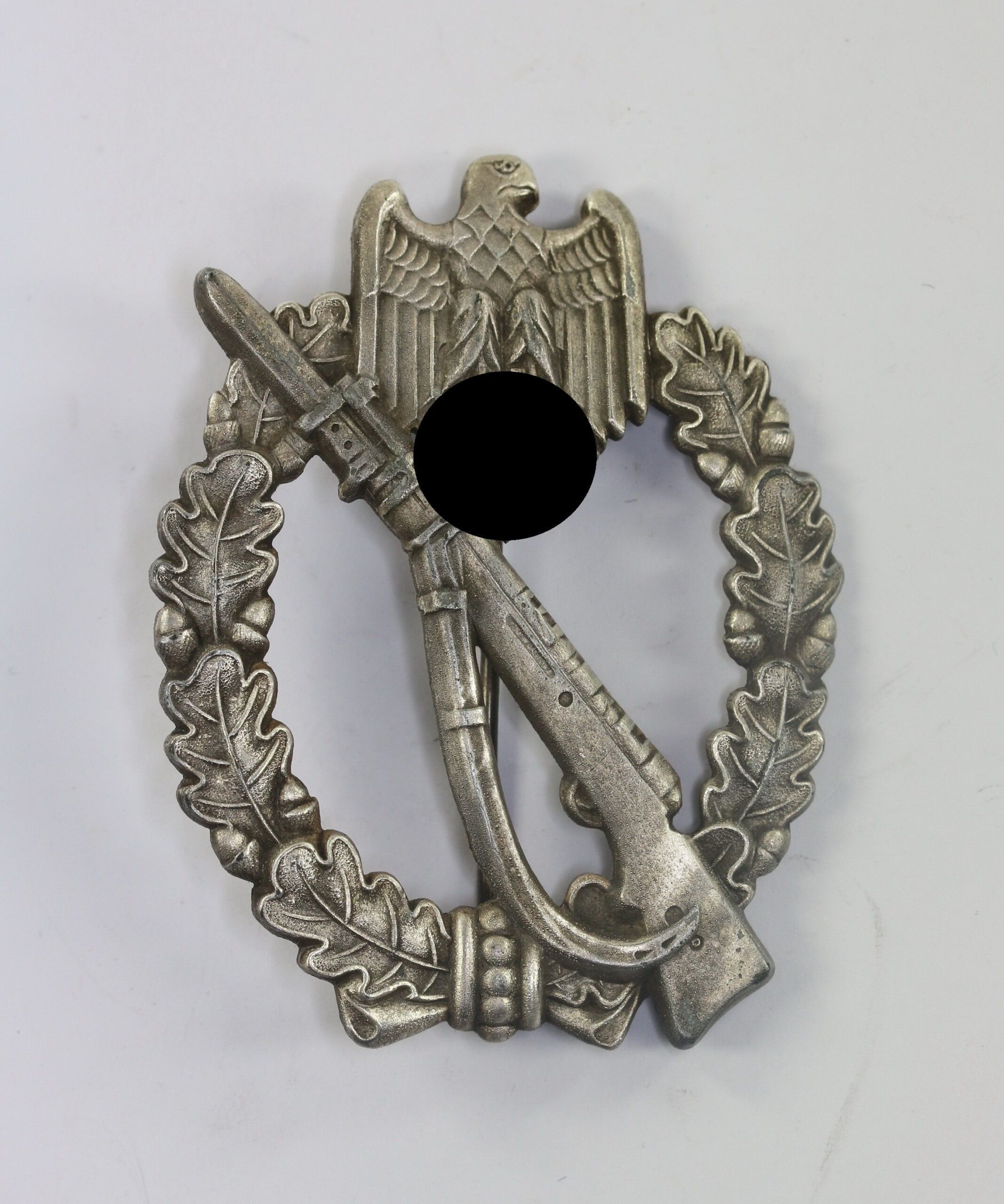  Infanterie-Sturmabzeichen in Silber, Hst. Richard Simm & Söhne, Gablonz (R.S.S.) – Bild 1