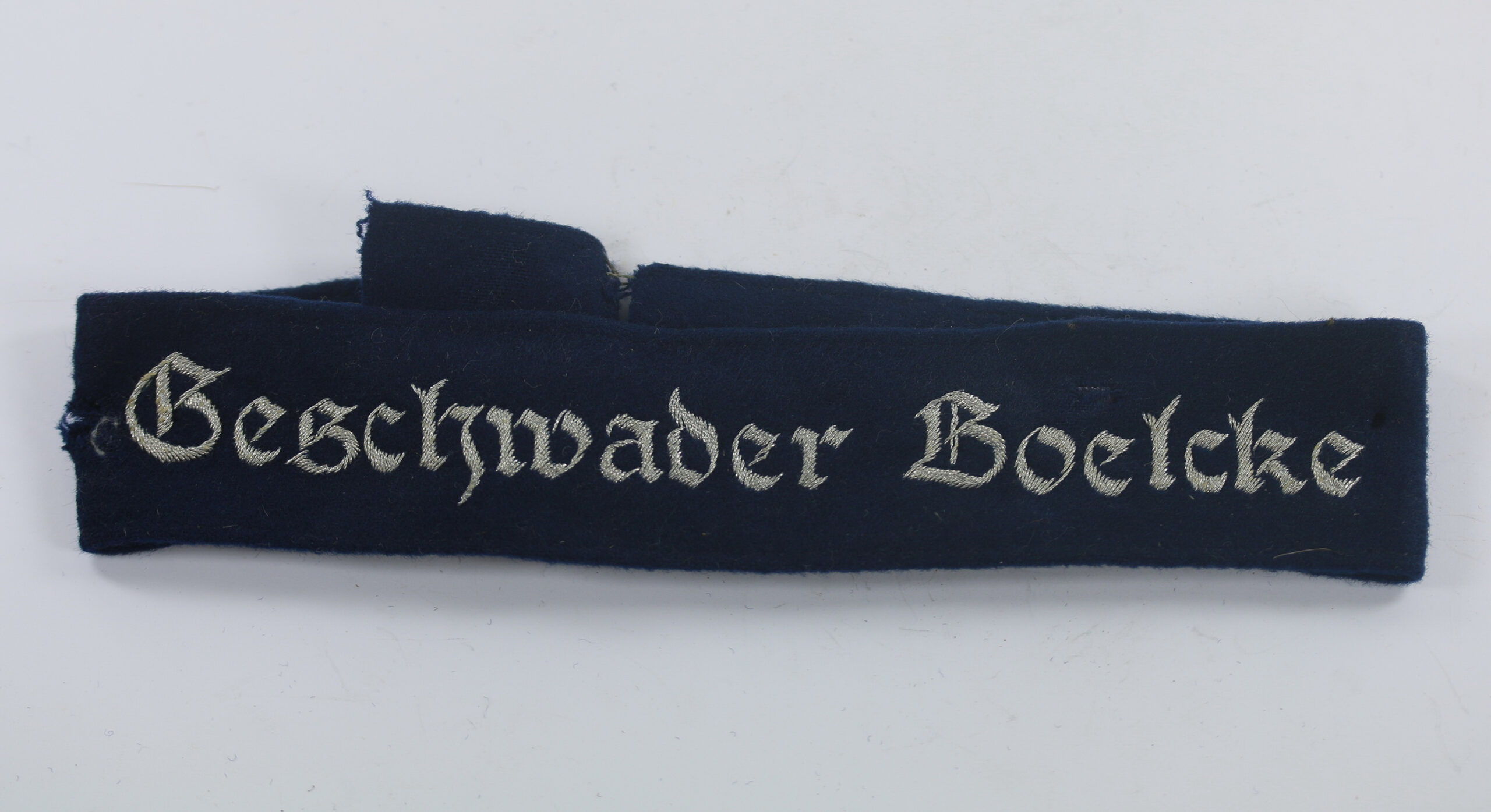  Luftwaffe, Ärmelband "Geschwader Boelcke" für Offiziere (Metallfaden) – Bild 1