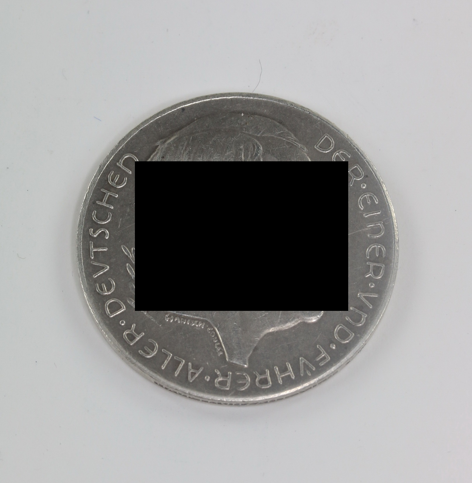  Medaille, Der Einer und Führer aller Deutschen, Das Großdeutsche Reich ist erstanden, 13.3.1938 29.29.1938, Silber 835, Hauptmünzamt Wien – Bild 1